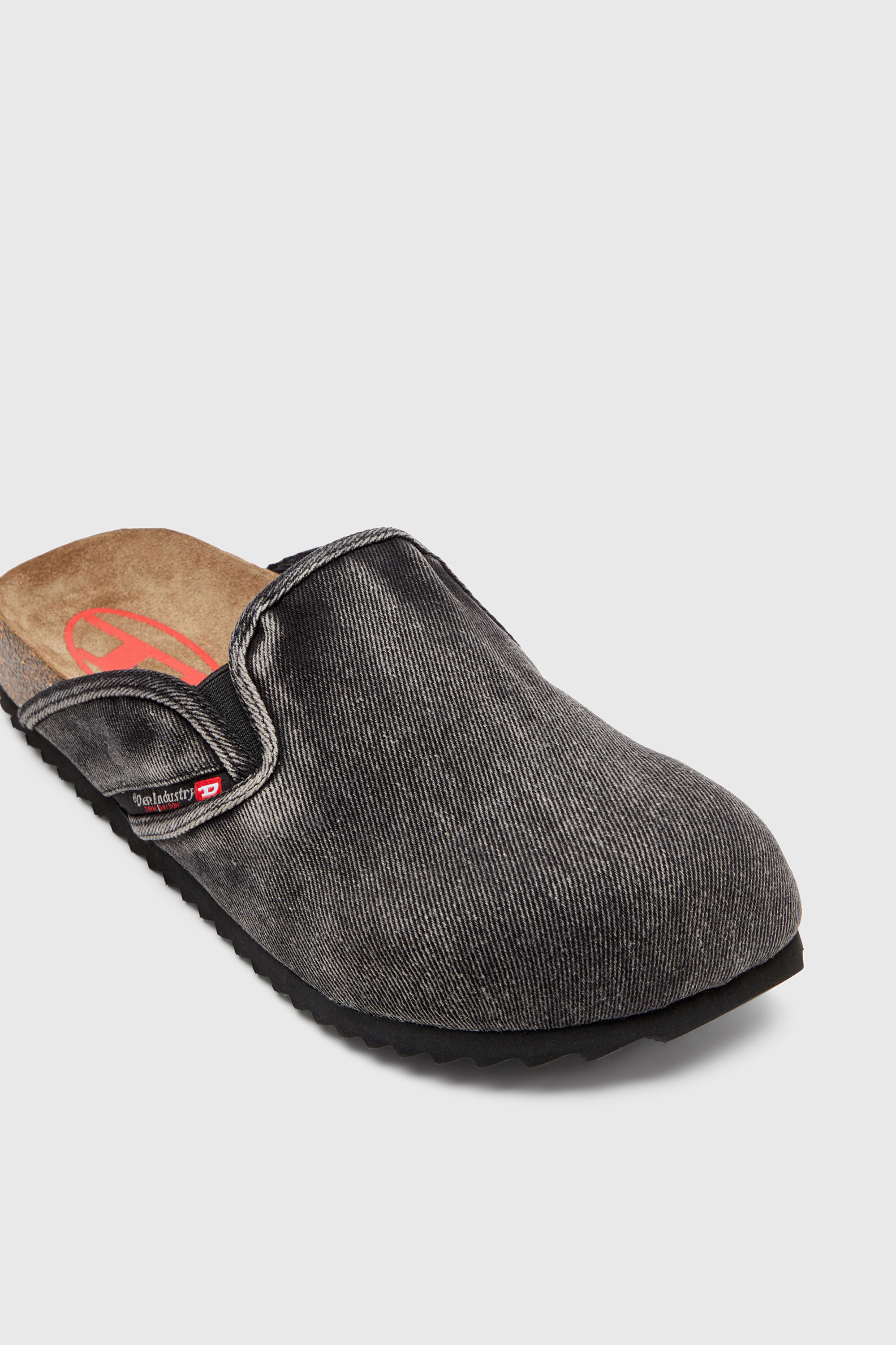 Diesel - D-WOODSTOCK SLIP-ON, D-Woodstock-Mules en denim Homme in Noir - 6