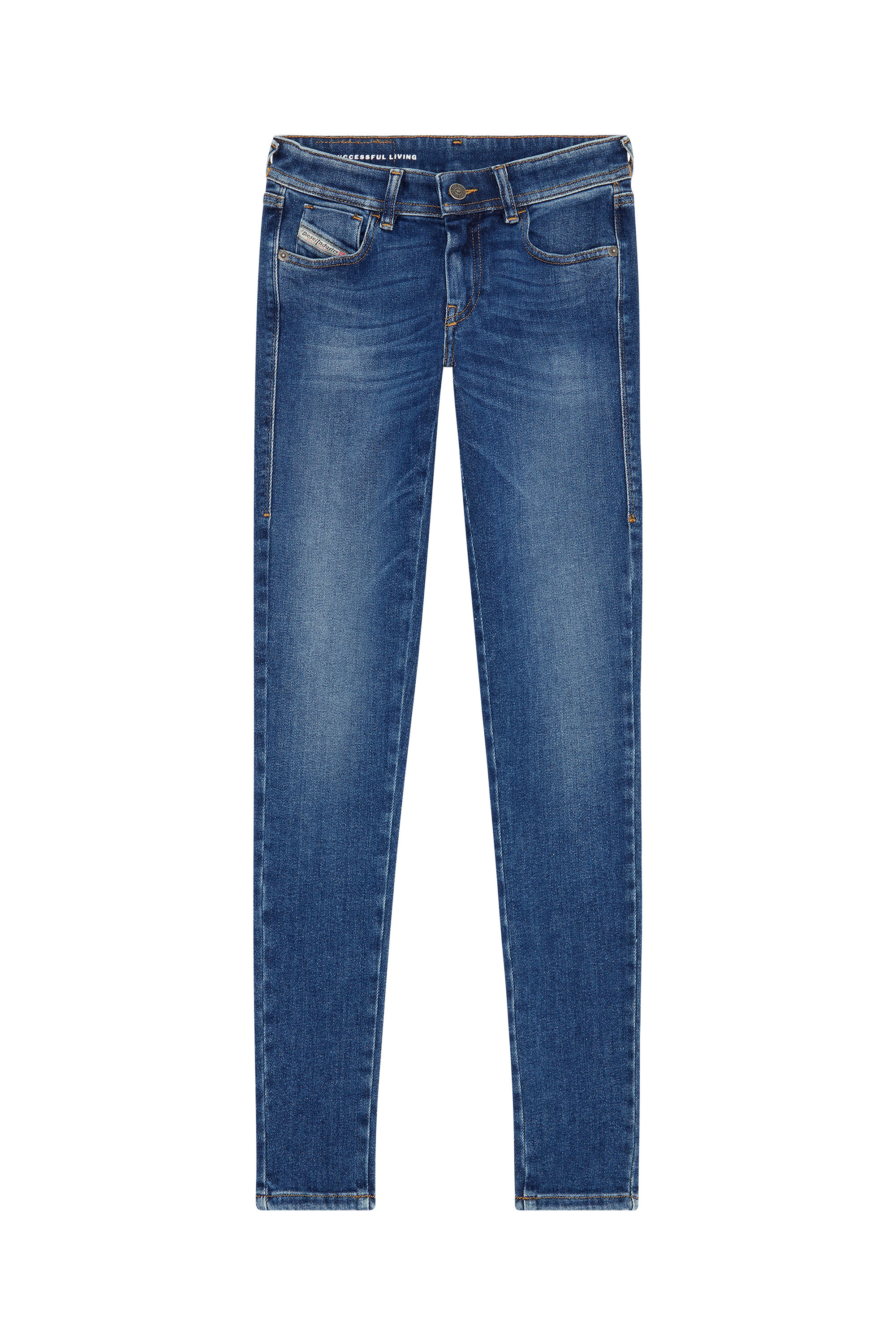 Diesel - Super skinny Jeans 2018 Slandy-Low 09F86, Mittelblau - Image 5