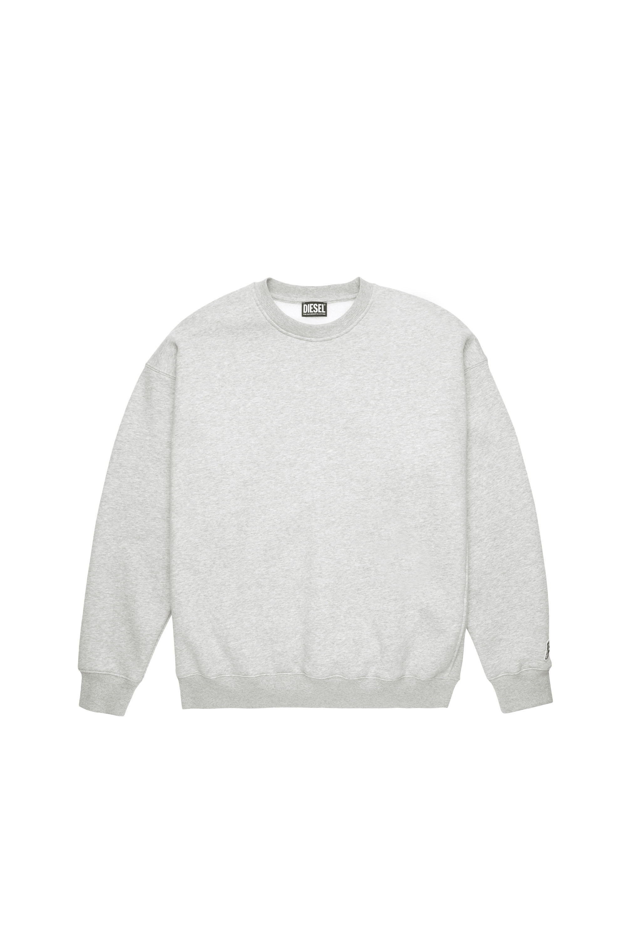 S-MART-RIB-B1, Gris - Pull Cotton