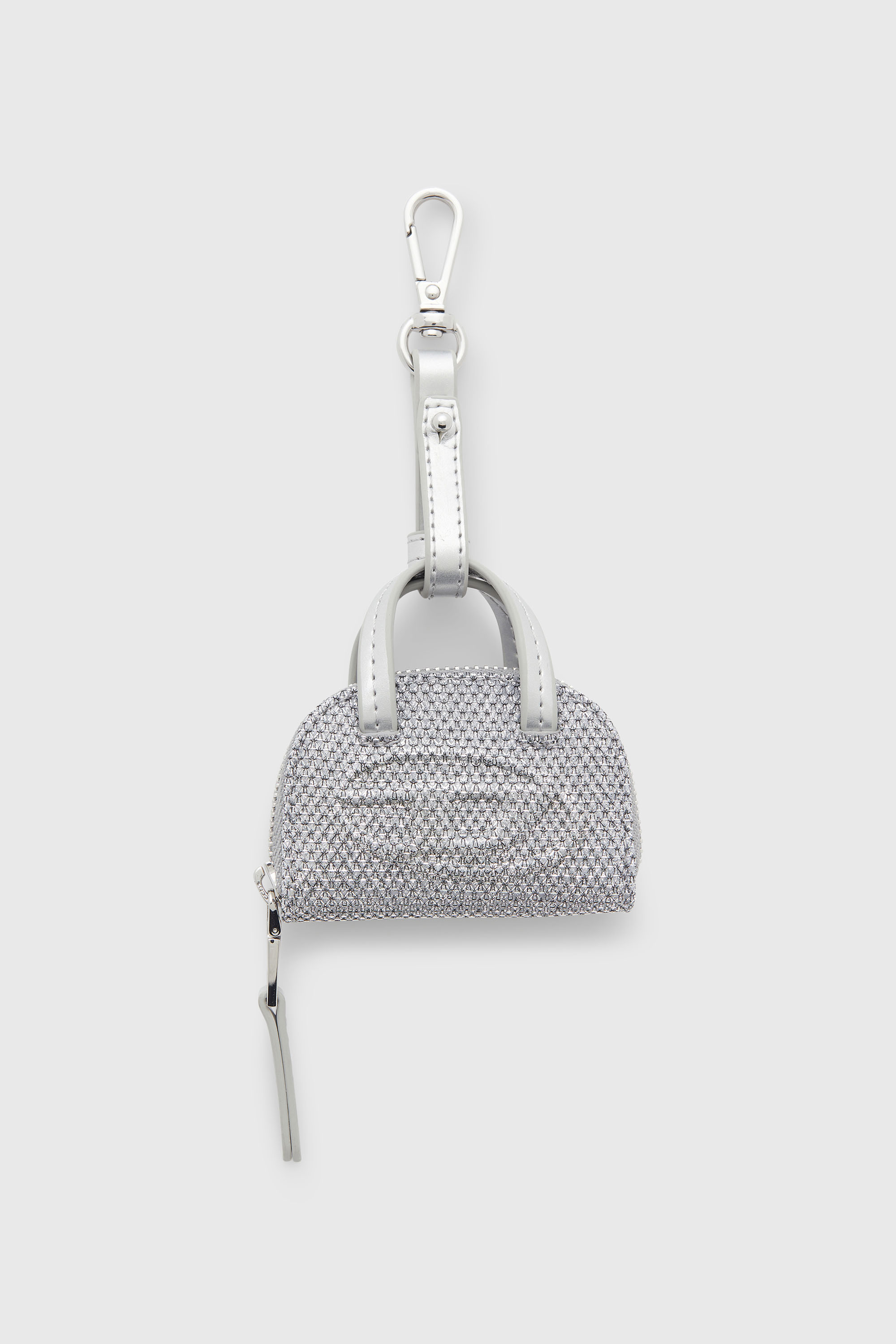 Diesel - 1DR DOME CHARMS, 1DR Dome - Charm in tessuto lurex Donna in Argento - 1
