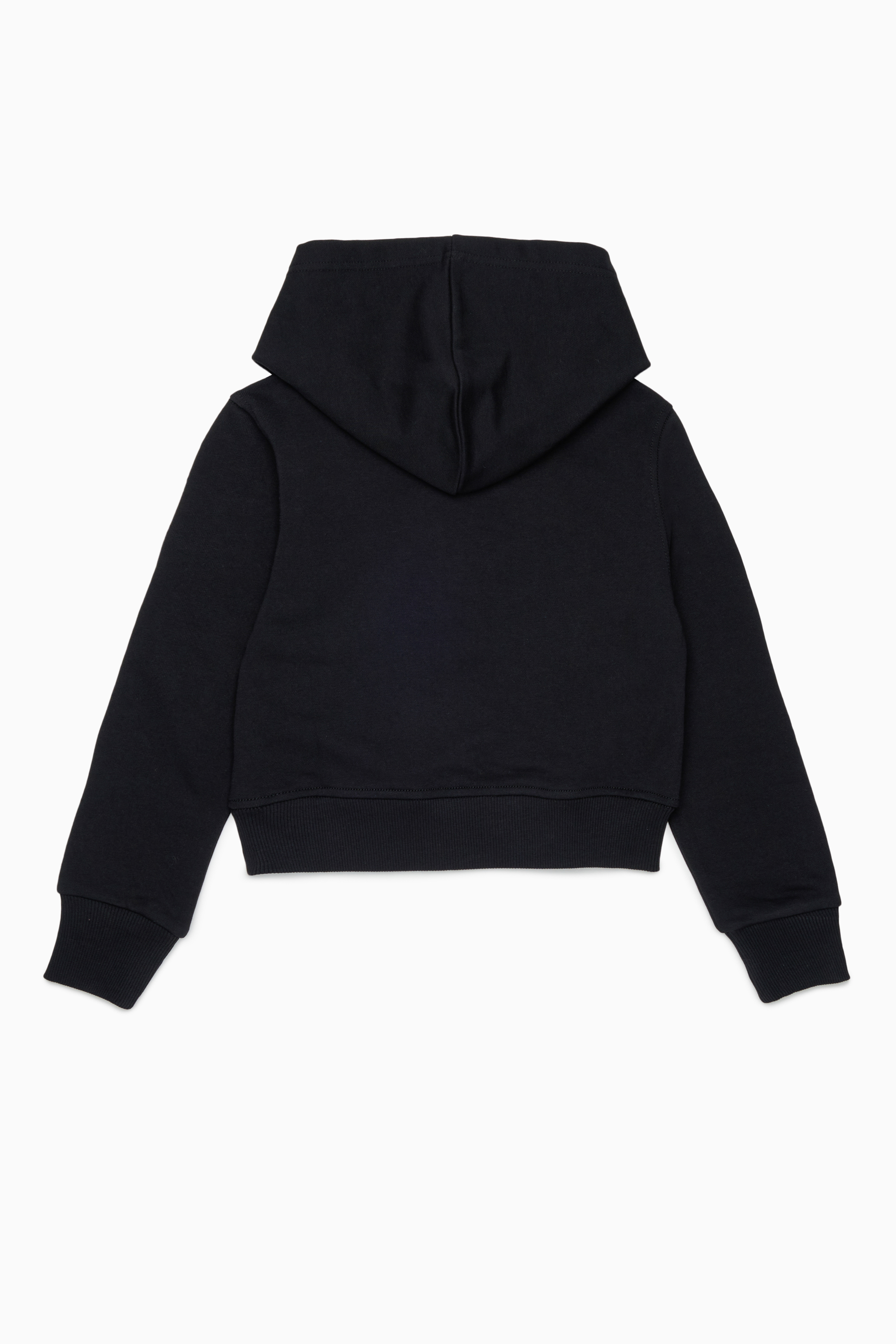Diesel - SPALLYHOOD, Hoodie con logo in paillettes Donna in Nero - 2