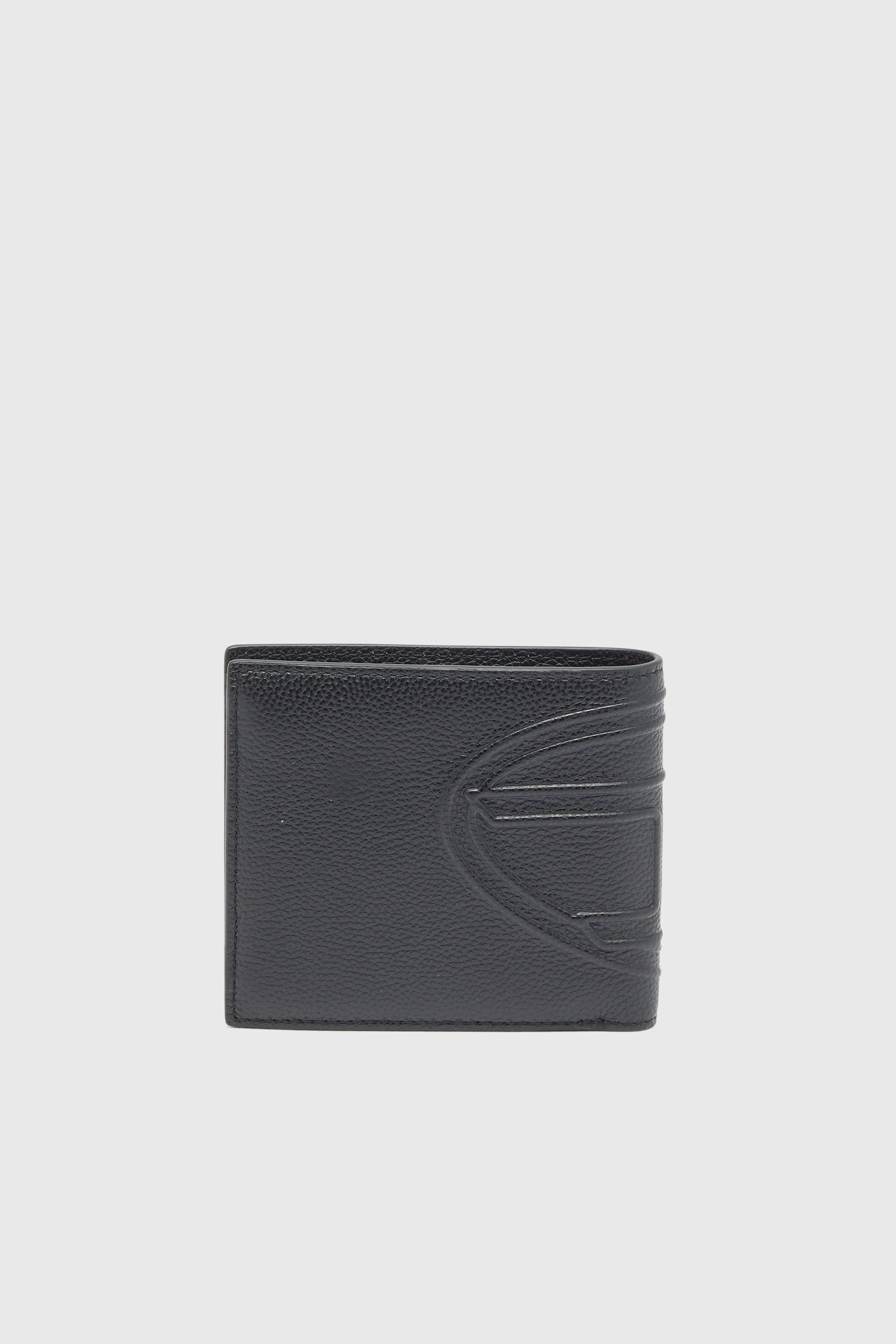 Diesel - 1DR 2.0 BI-FOLD COIN 3D, Portafoglio bi-fold in pelle martellata Uomo in Nero - 2