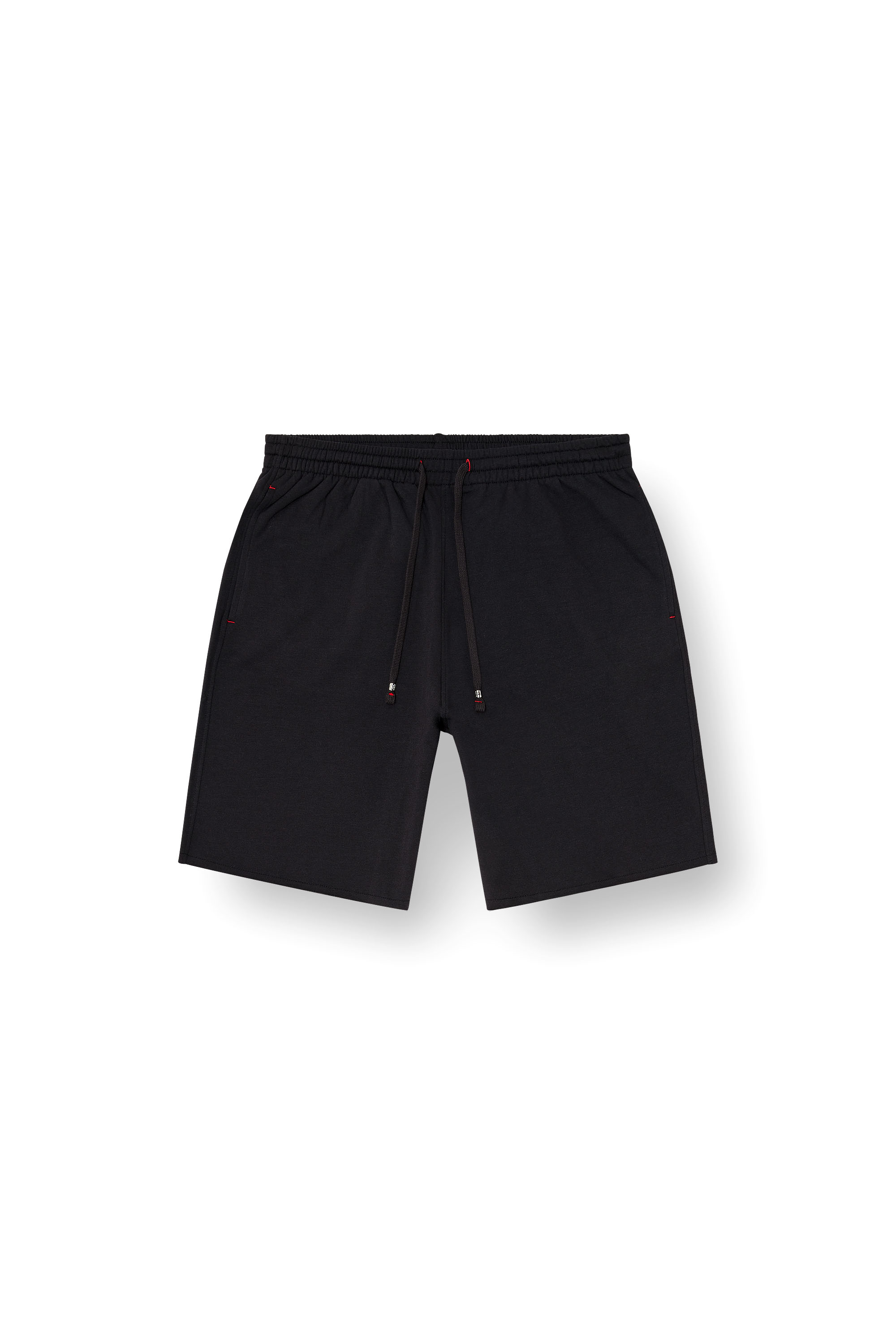 Diesel - CLARA-D-CORE, Pantaloncini smerigliati con orli vivi Donna in Nero - 3