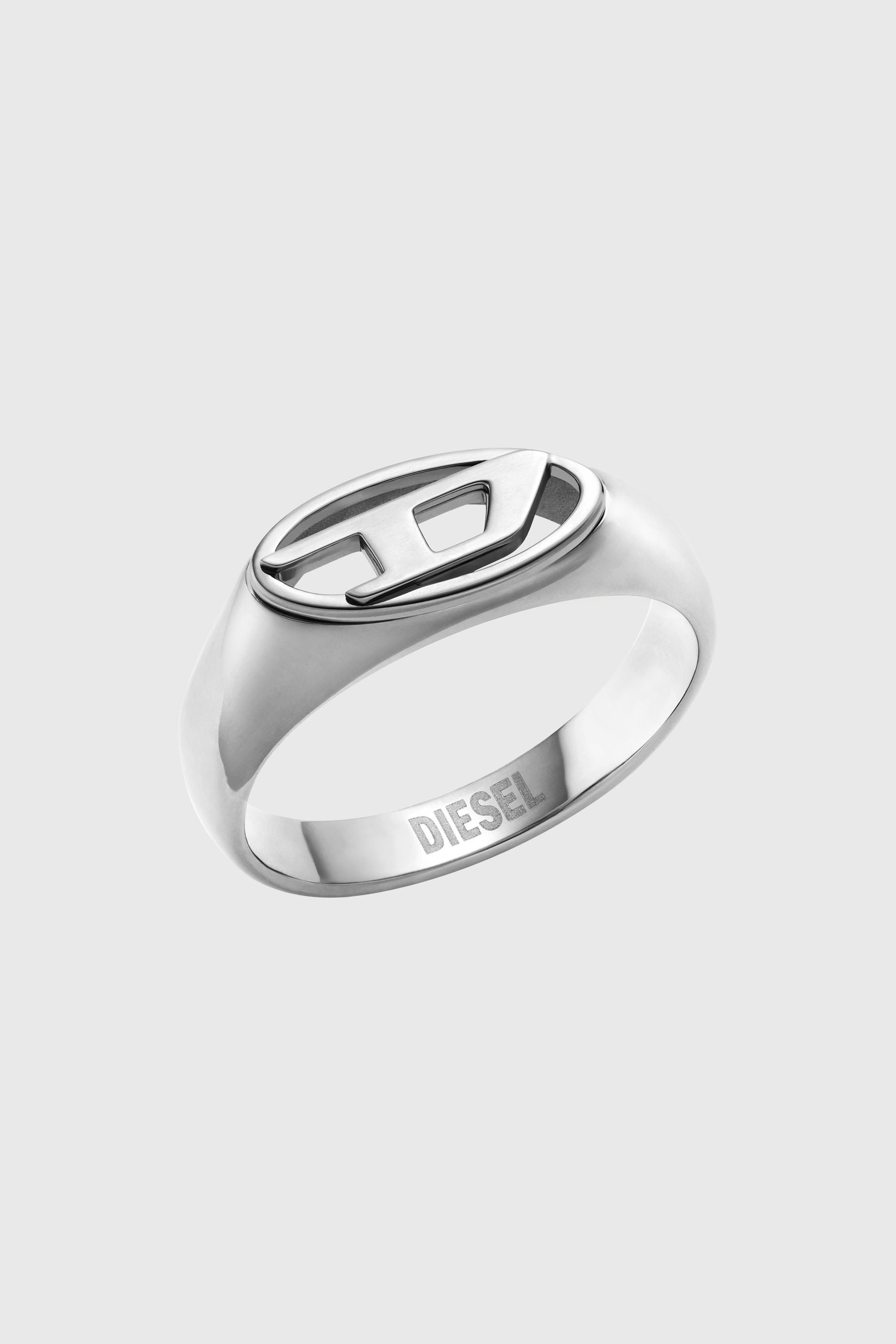 Diesel - DX1587040 JEWEL, Unisex Siegelring aus Edelstahl in Silber - 1