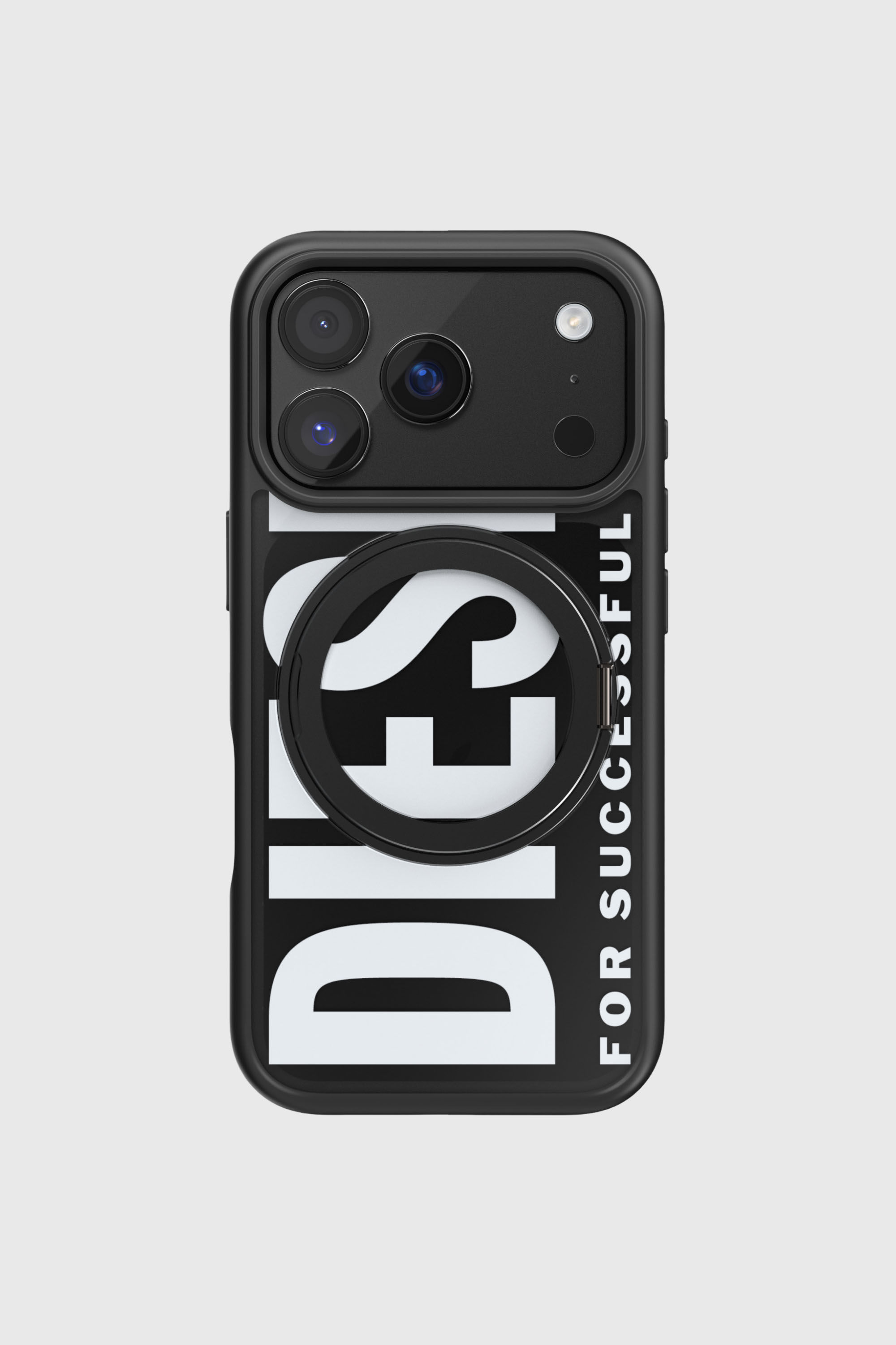 Diesel - 60405 RING STAND CASE RING STAND, &Eacute;tui Ringstand-Magsafe pour iPhone 17 Pro Mixte in Noir - 1