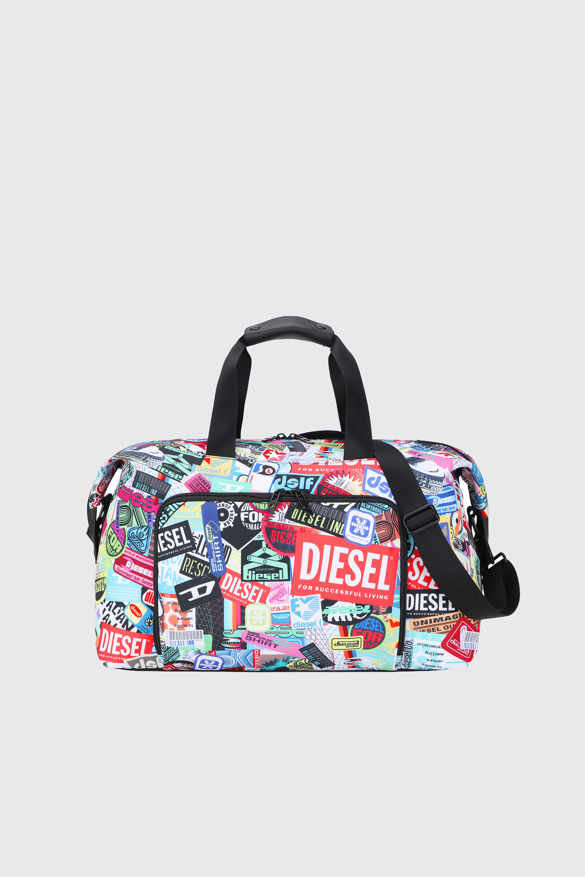 Diesel - DIESEL PC PRINTED DUFFLE-STICKERS- DSB00, Borsa da viaggio con adesivi Unisex in Multicolor - 1