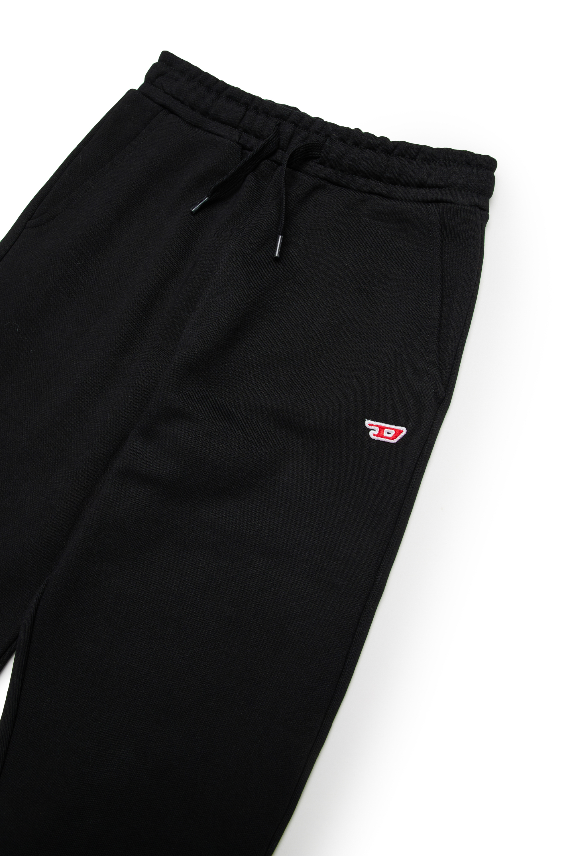 Diesel - PGINND, Pantalon de survêtement avec empiècement logo D Mixte in Noir - 3