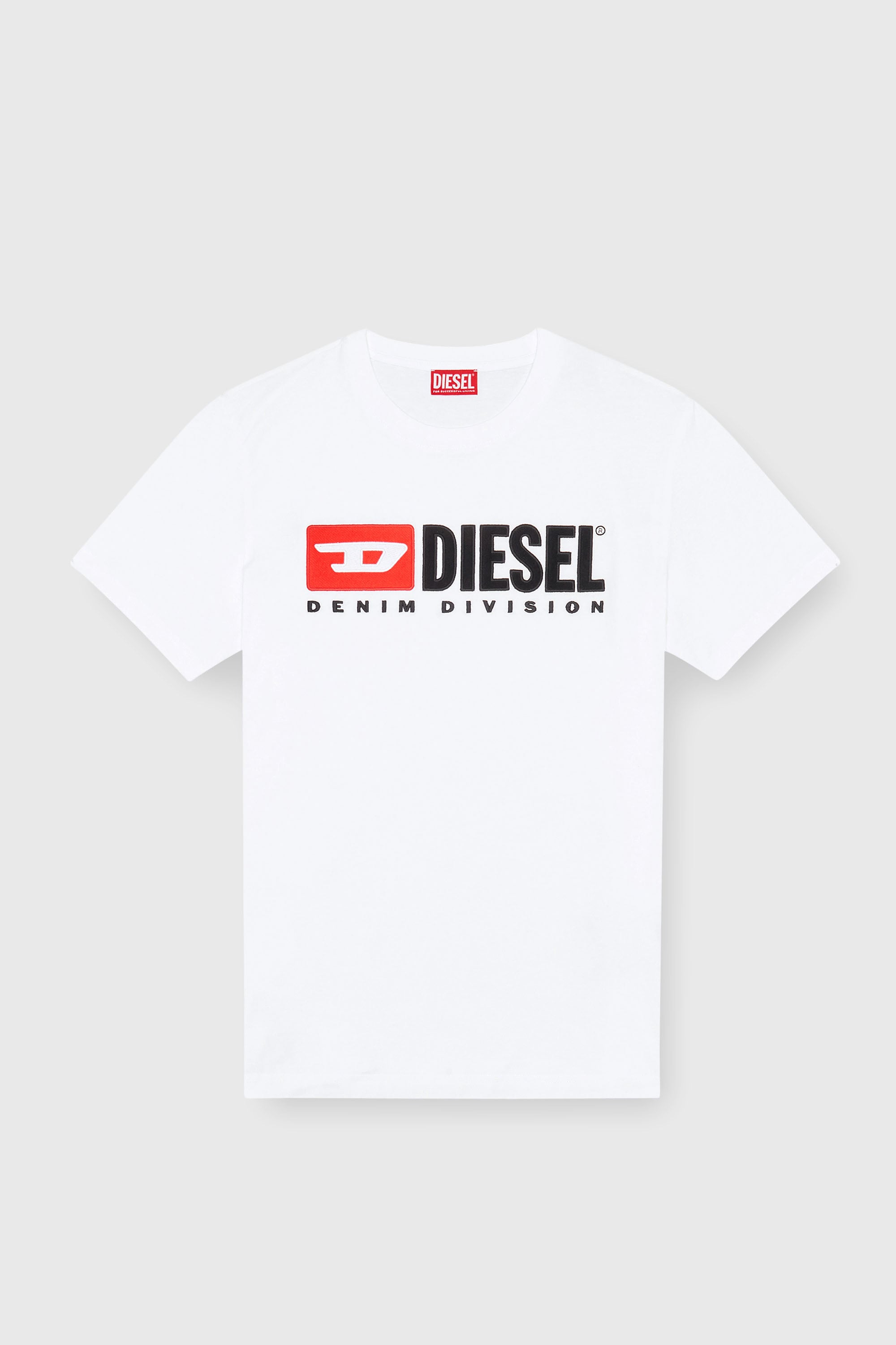 Diesel - T-BOXT-DIV, T-shirt avec empi&egrave;cement Diesel Homme in Blanc - 2