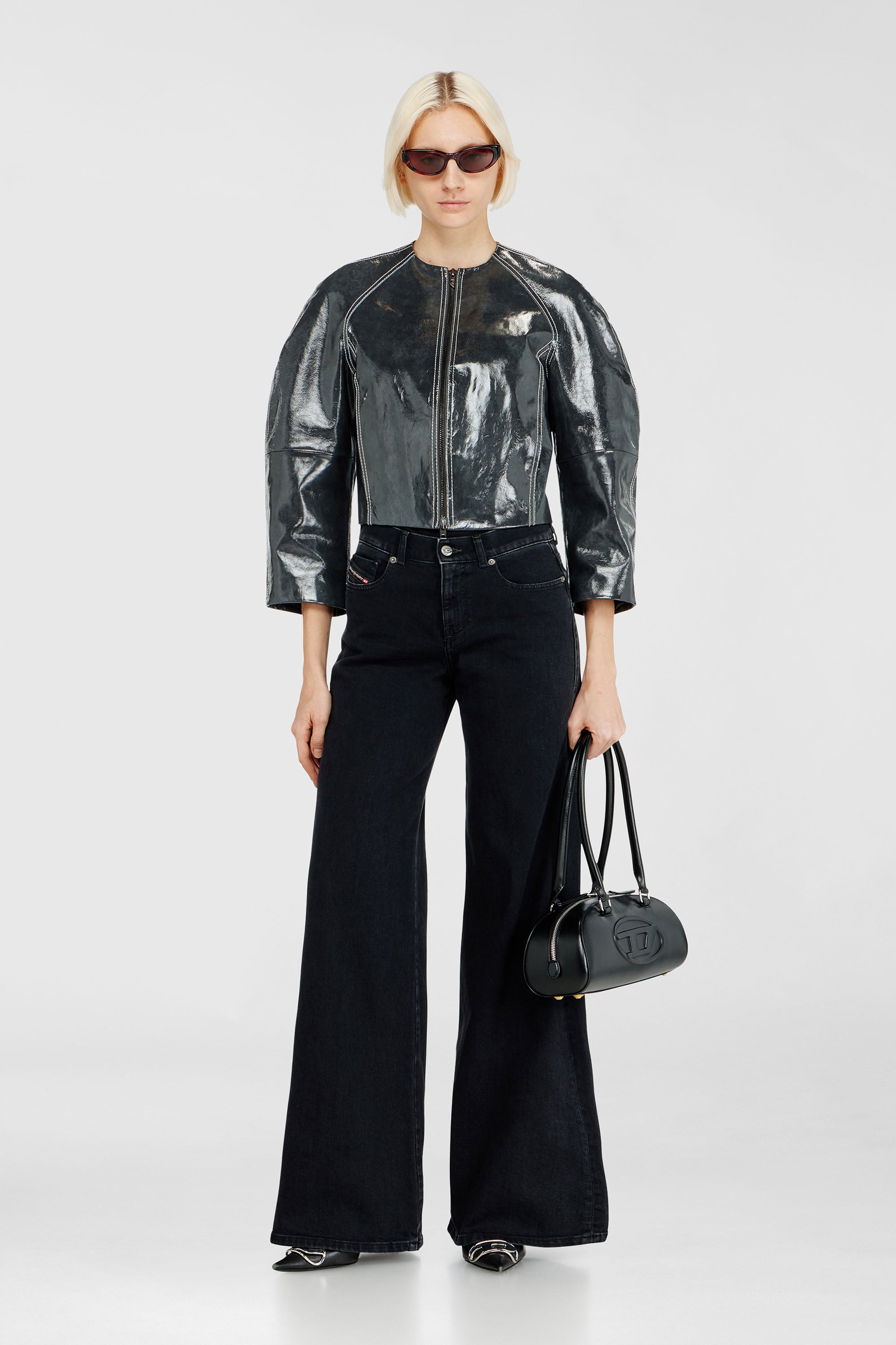 Diesel - Flare Jeans 1978 D-Akemi 09N89 Femme, Noir/Gris fonc&eacute; - Image 1
