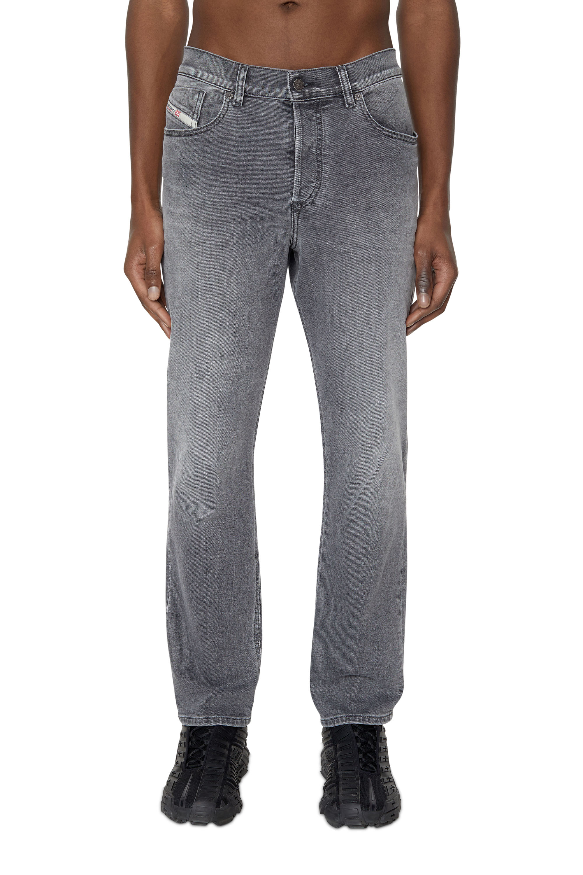Diesel - 2005 D-FINING 09D50 Tapered Jeans, Nero/Grigio scuro - Image 1