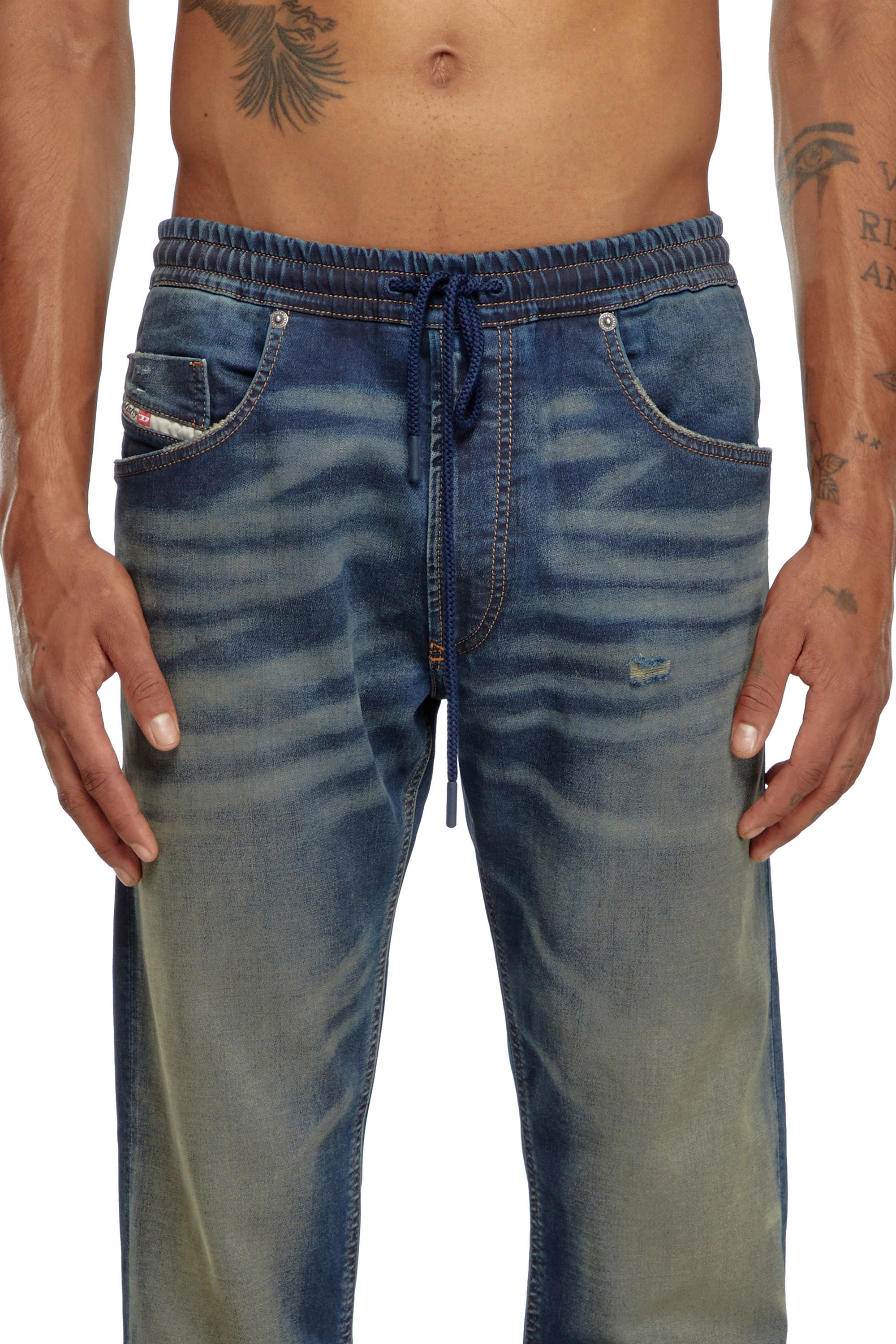 Diesel - Regular 2030 D-Krooley Joggjeans® 09J34 Uomo, Blu Scuro - Image 5