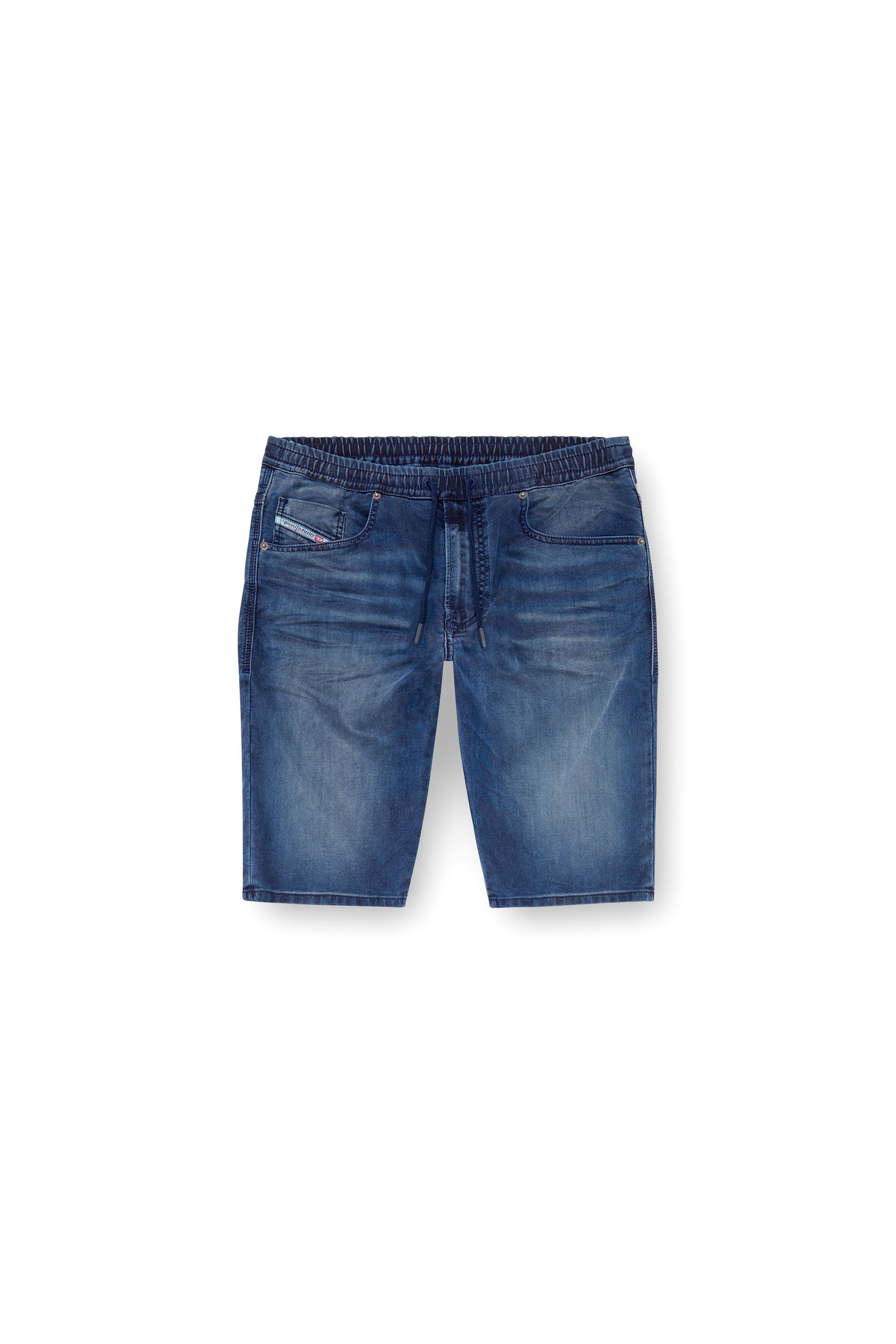 Diesel - 2033 D-KROOLEY-SHORT JOGG, Short chino en JoggJeans Homme in Bleu - 2
