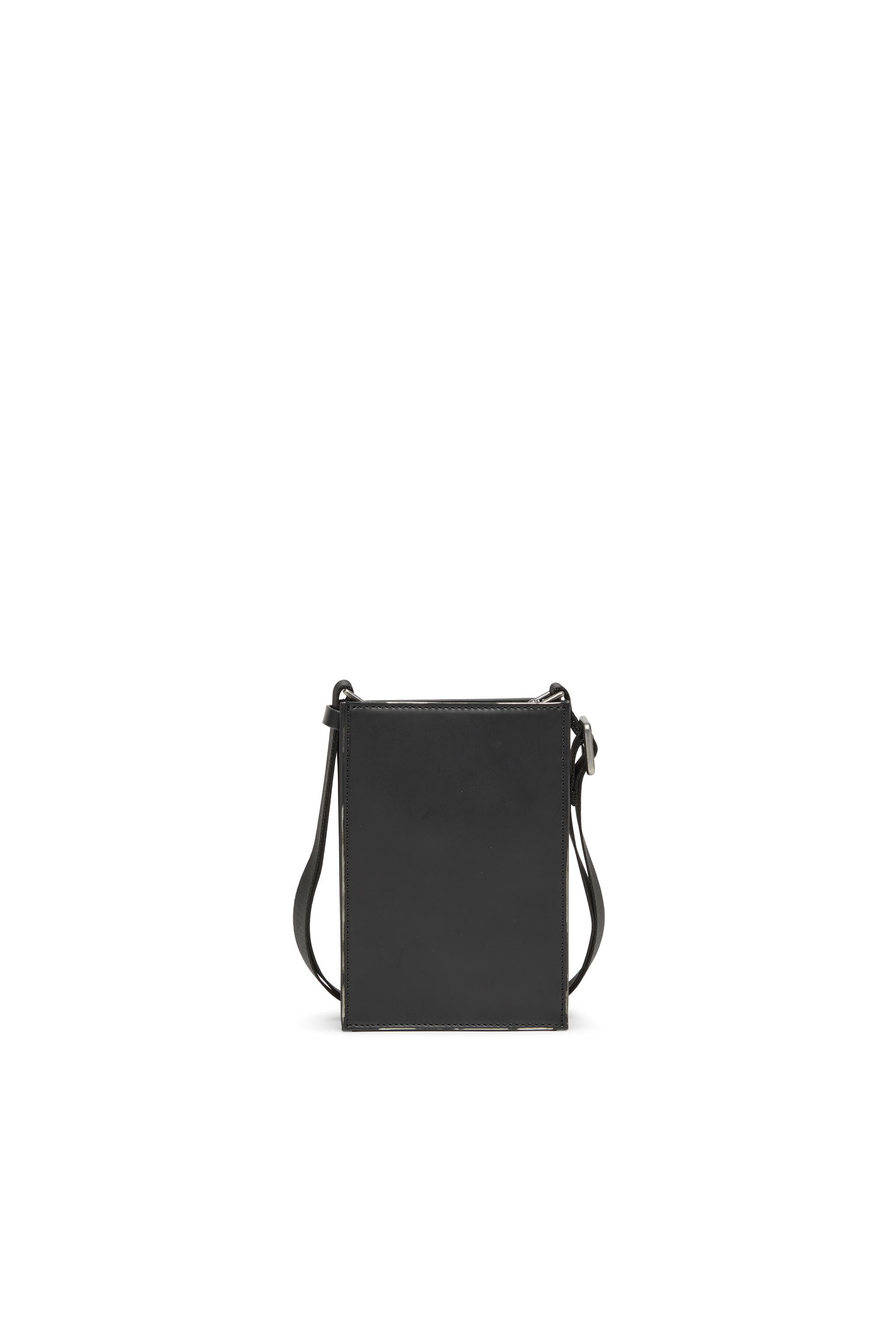 Diesel - DSL 3D MINI CROSSBODY X, Unisex Dsl 3D - Tasche mit geprägtem Logo in Schwarz - 2