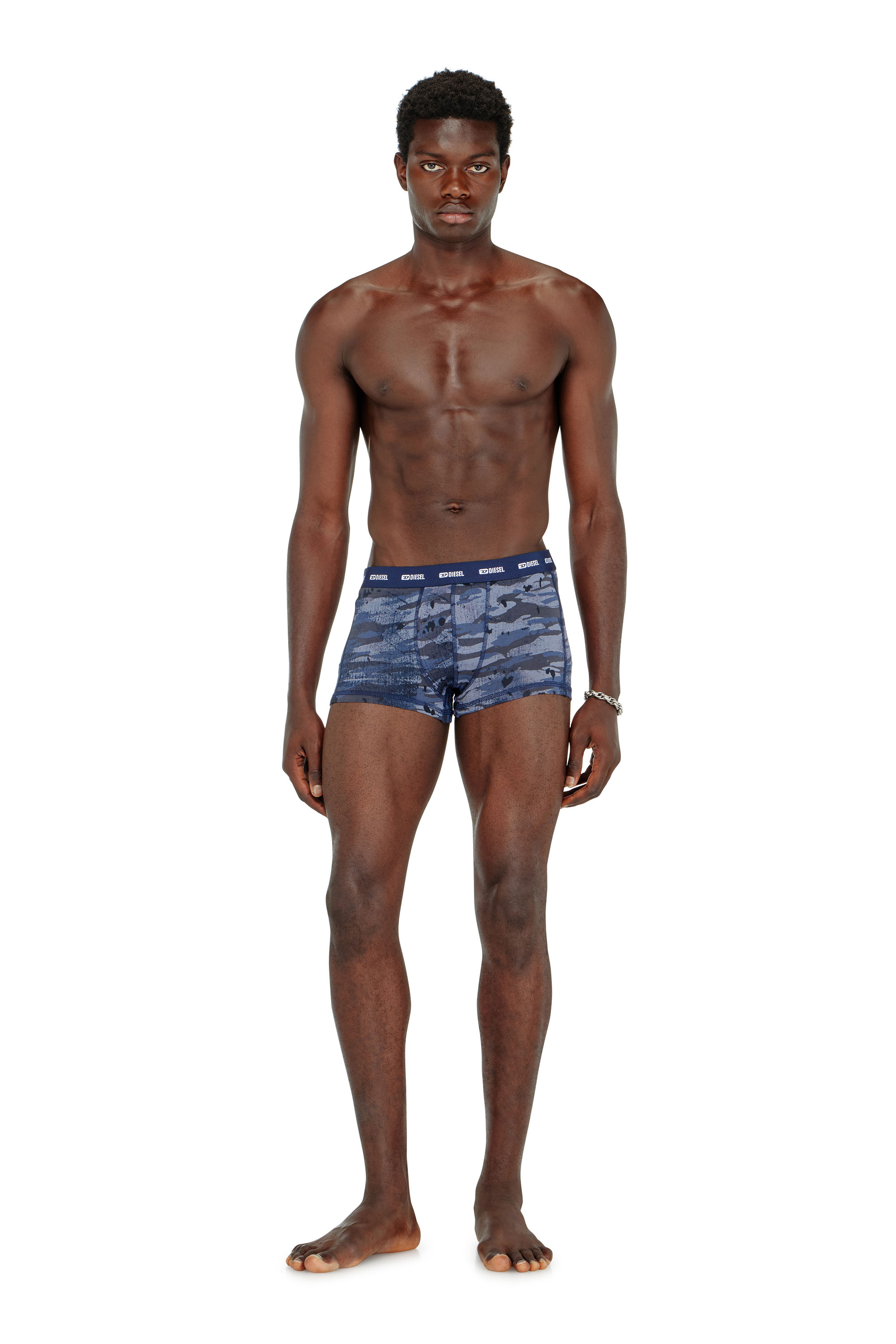 Diesel - DAMIEN-UTLT-3PACK, Set da tre boxer a tinta unita e camouflage Uomo in ToBeDefined - 1