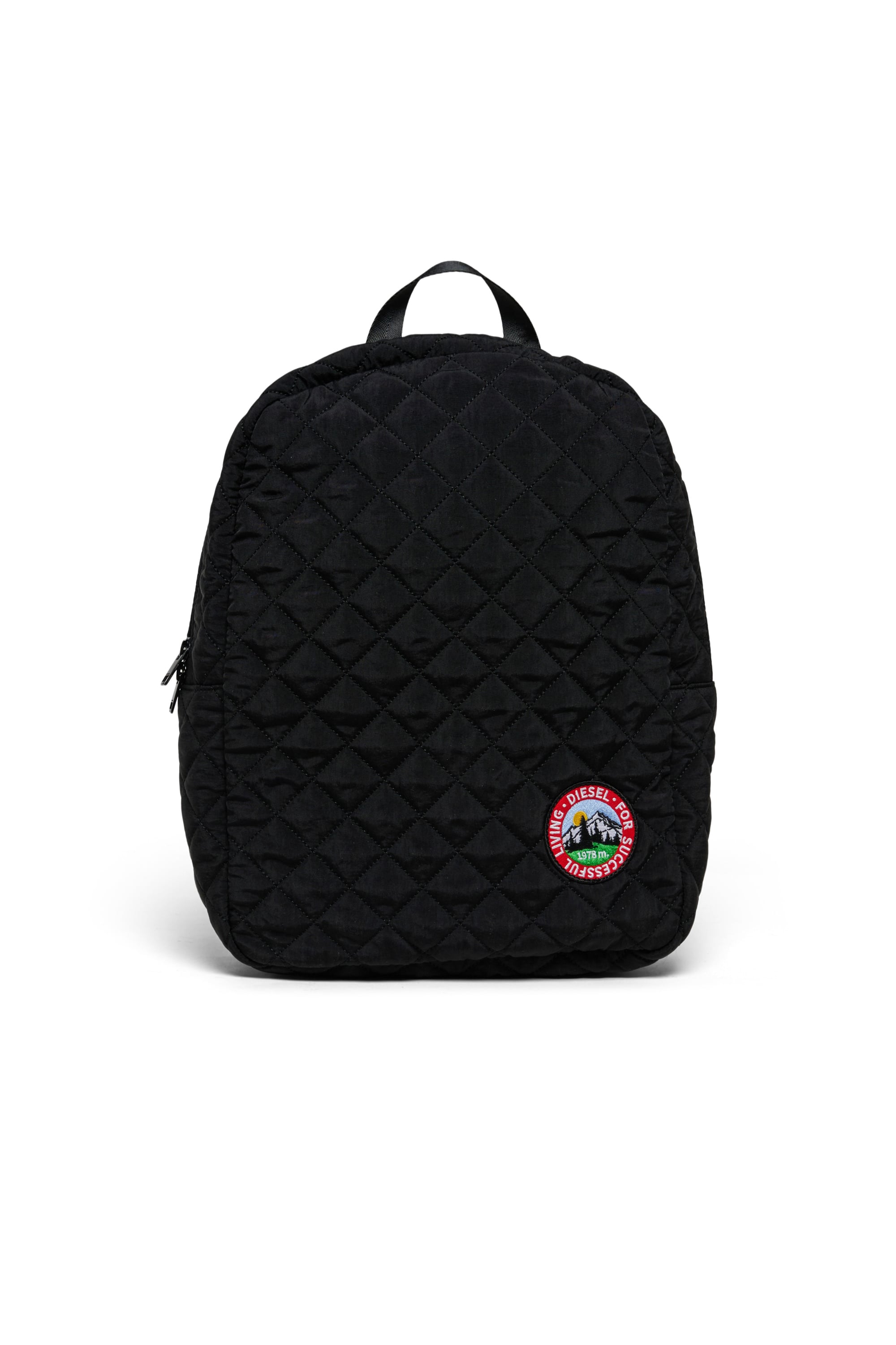 Diesel - WMENT, Unisex WMENT - Rucksack aus gestepptem Nylon in Schwarz - 1