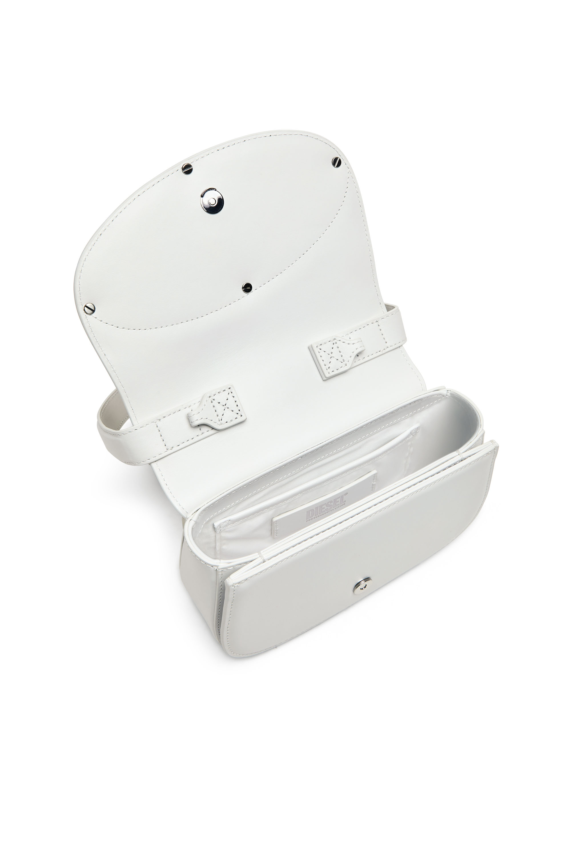 Diesel - 1DR, 1DR-Iconica borsa a spalla in nappa Donna in Bianco - 3