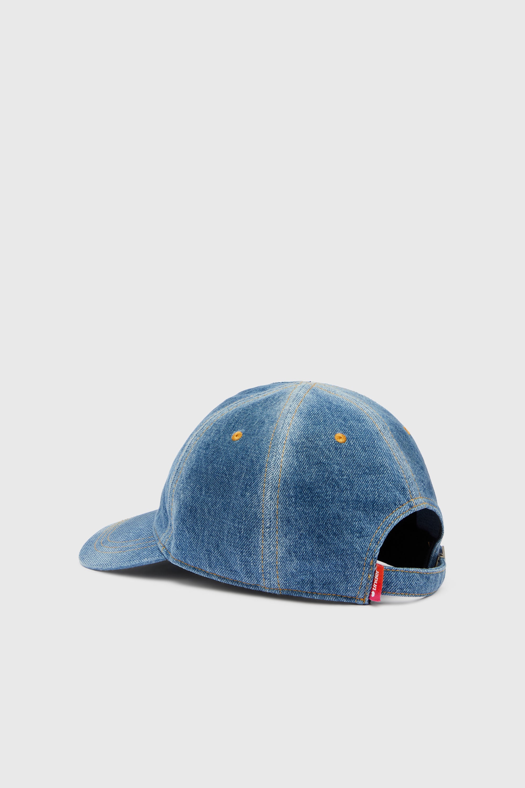 Diesel - PR-CAP-CHITIN, Unisex Baseballkappe aus Denim mit For Successful Loving Logo in Mittelblau - 2