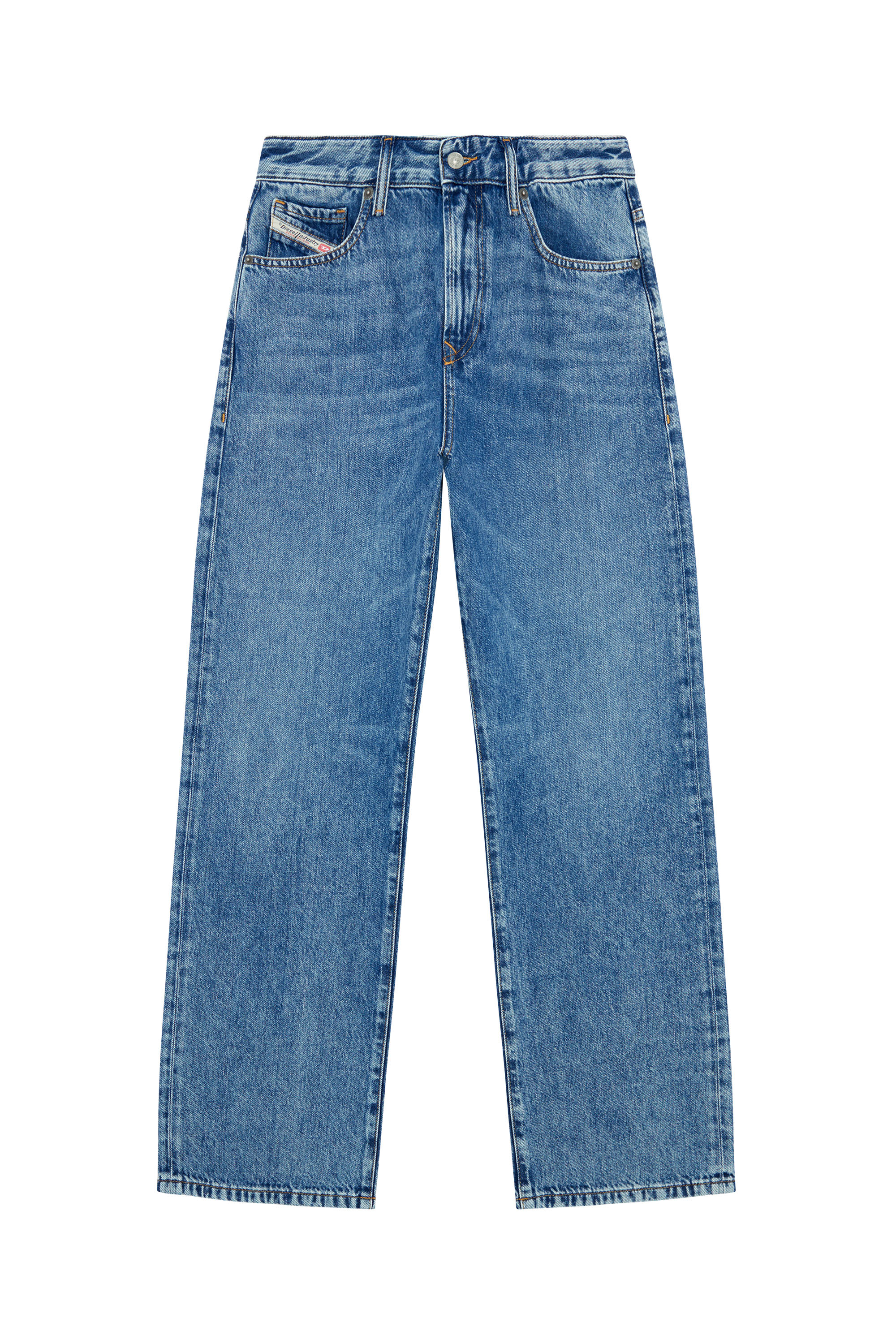 Diesel - Straight Jeans 1999 D-Reggy 09H96, Bleu moyen - Image 5