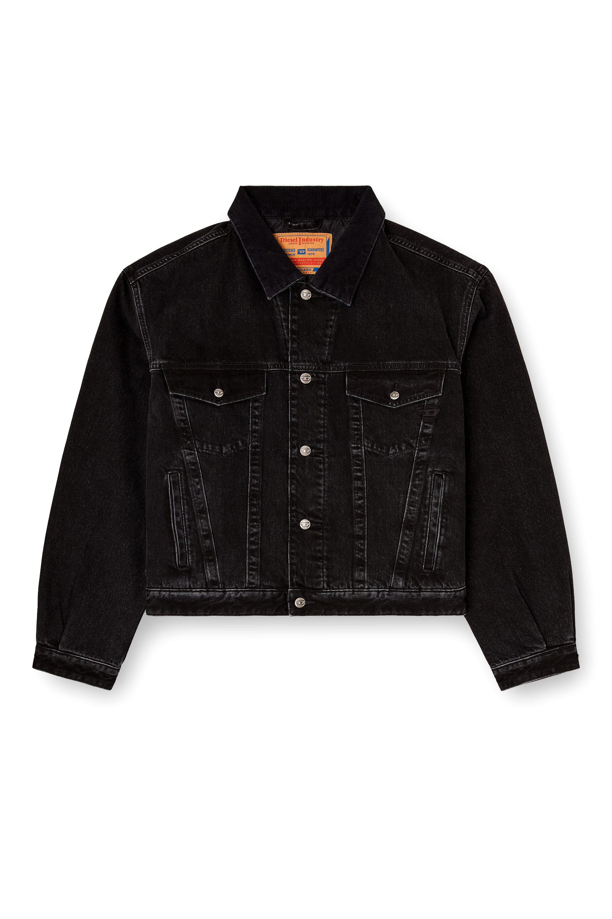 Diesel - D-RANGER-T, Giacca trucker imbottita in denim Unisex in ToBeDefined - 3