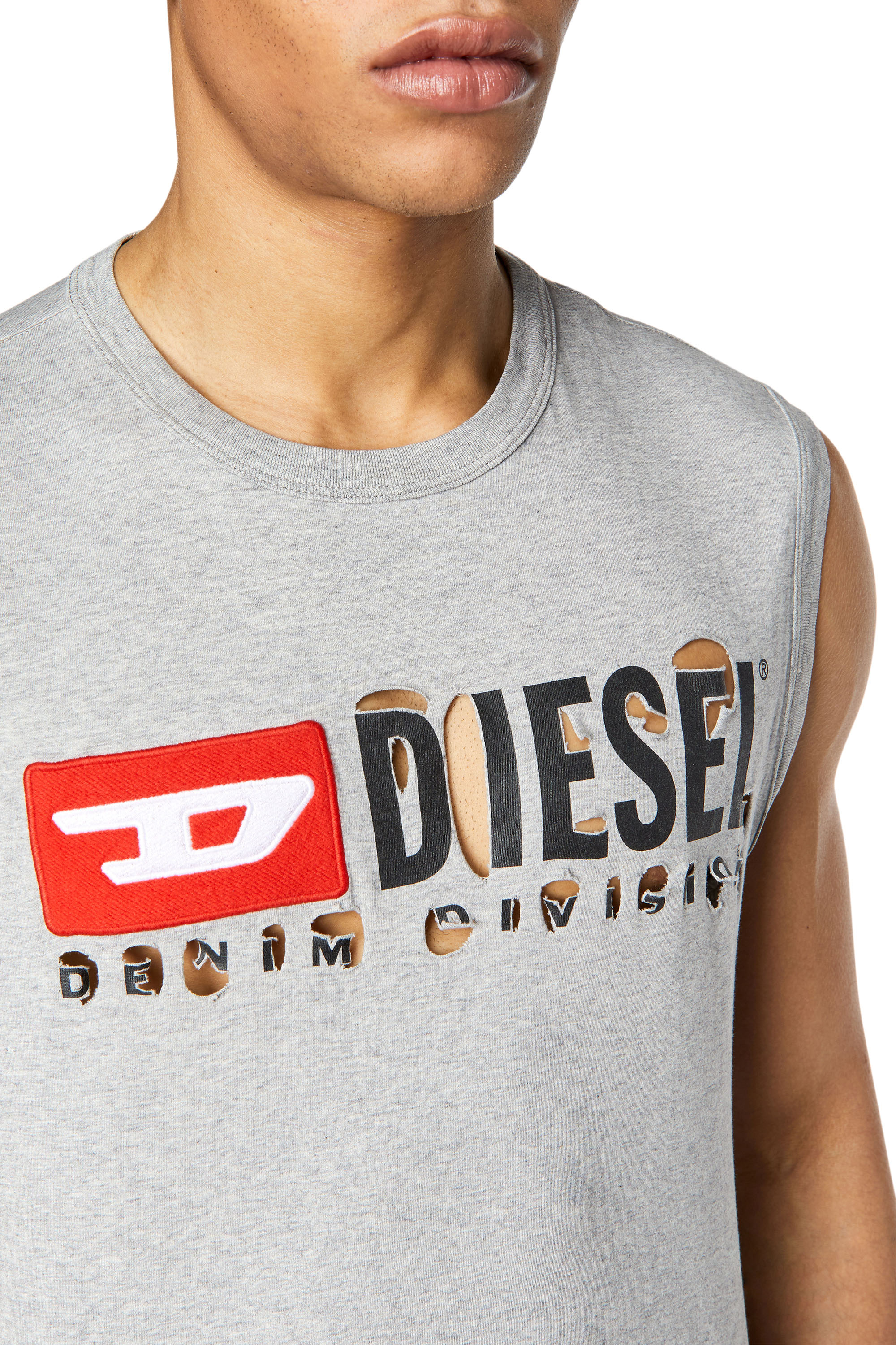 Diesel - T-BISCO-DIVSTROYED, Grigio - Image 5