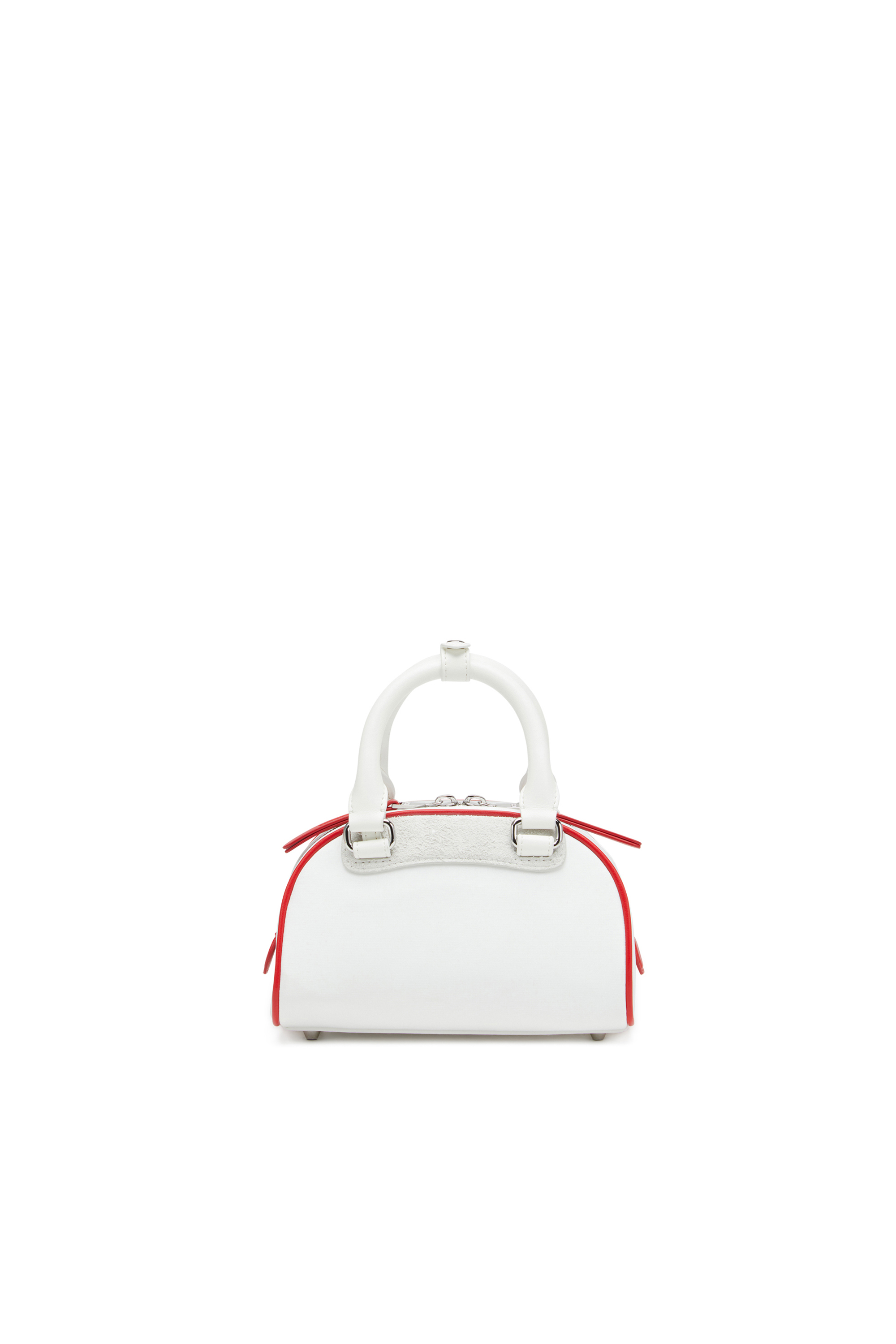 Diesel - 1DR DOME CROSSBODY, 1DR Dome-Mini sac bowling color-block Femme in Blanc - 3