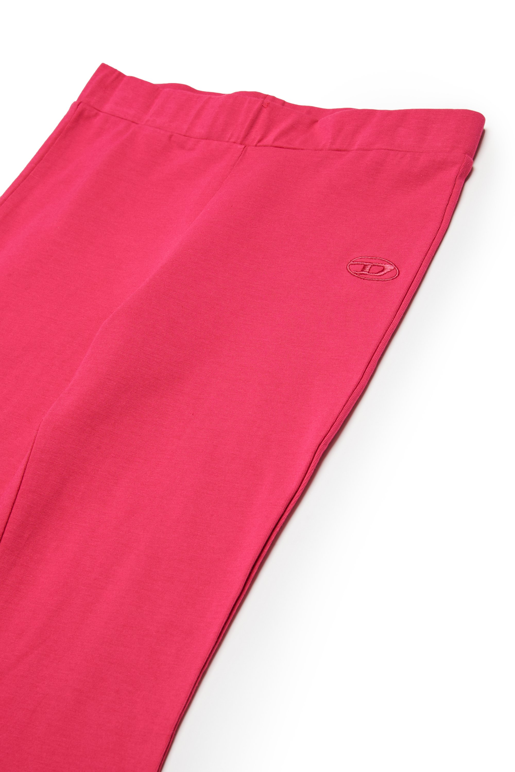 Diesel - PKIA, Legging évasé avec broderie Oval D Femme in Rose - 3