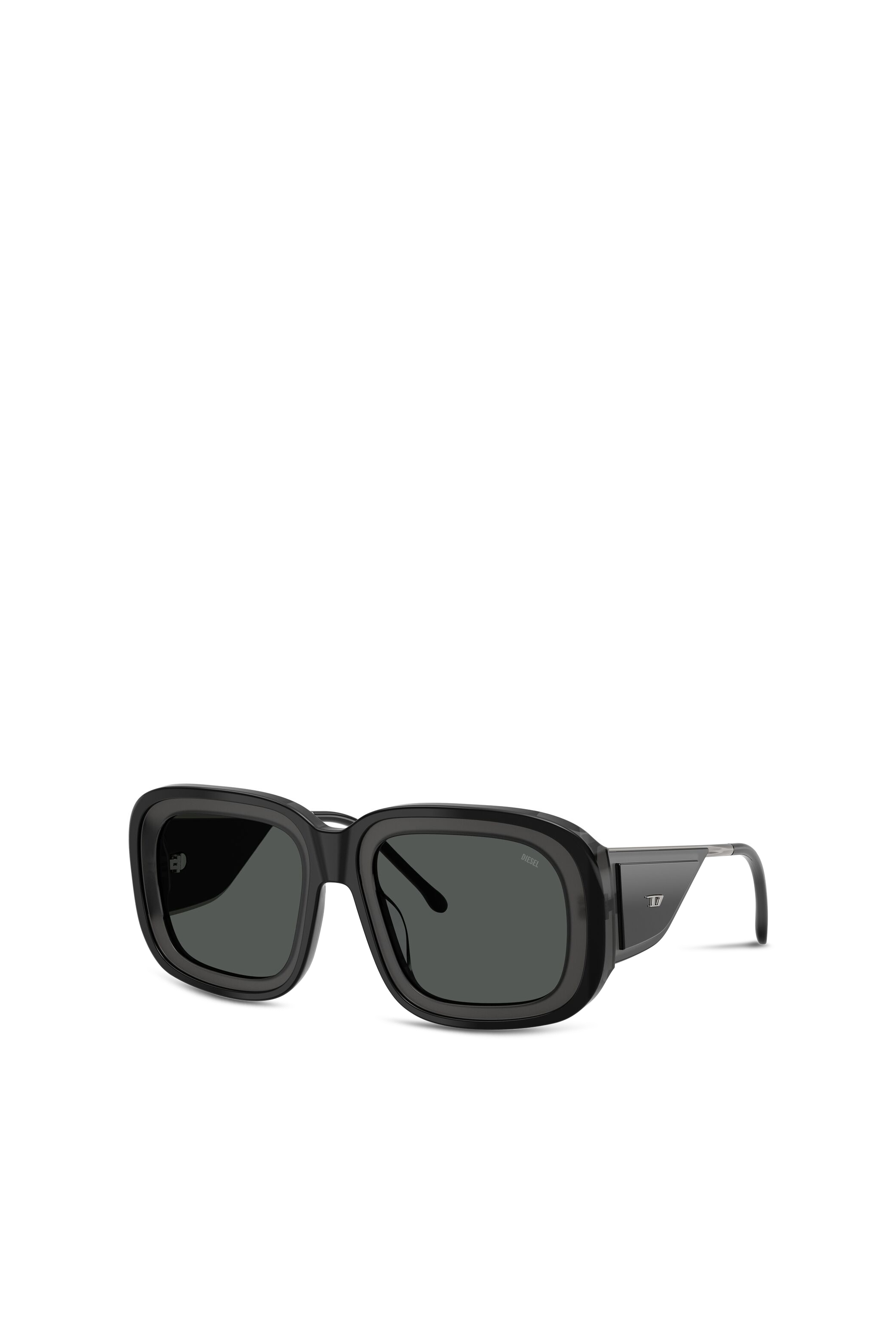 Diesel - 0DL2015U, Lunettes de soleil carr&eacute;es Mixte in Noir - 4
