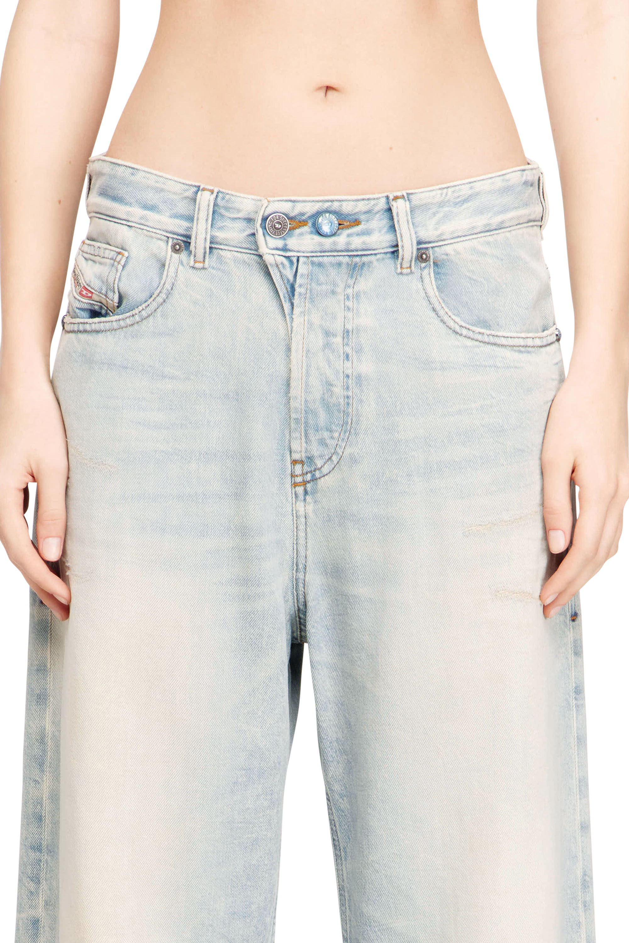 Diesel - Relaxed Jeans 1996 D-Sire 09N22 Donna, Blu Chiaro - Image 4
