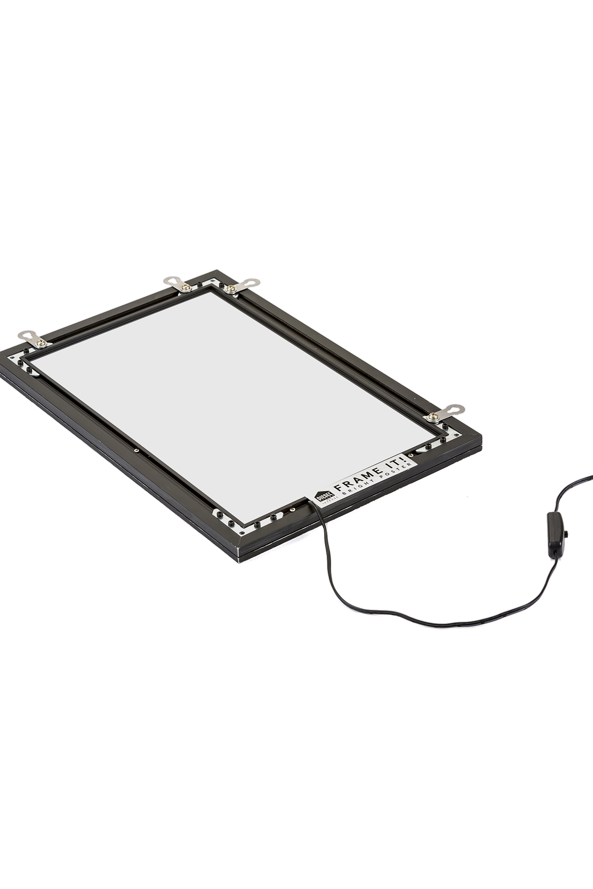 Diesel - 11000 FRAME IT!, Petit cadre avec r&eacute;tro&eacute;clairage &agrave; led Mixte in Gris argent&eacute; - 2