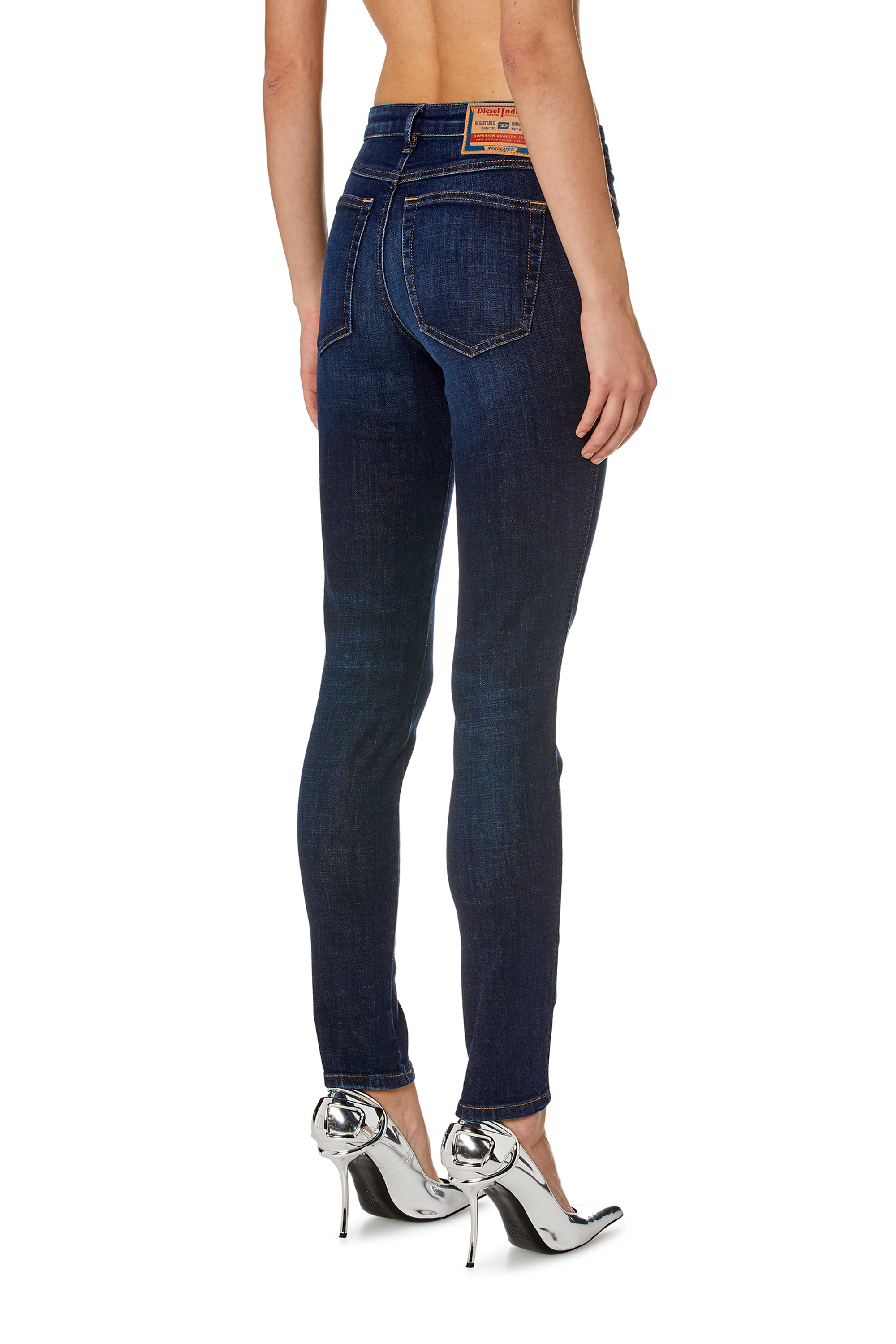 Diesel - Skinny Jeans 2015 Babhila 09J17 Donna, Blu Scuro - Image 2