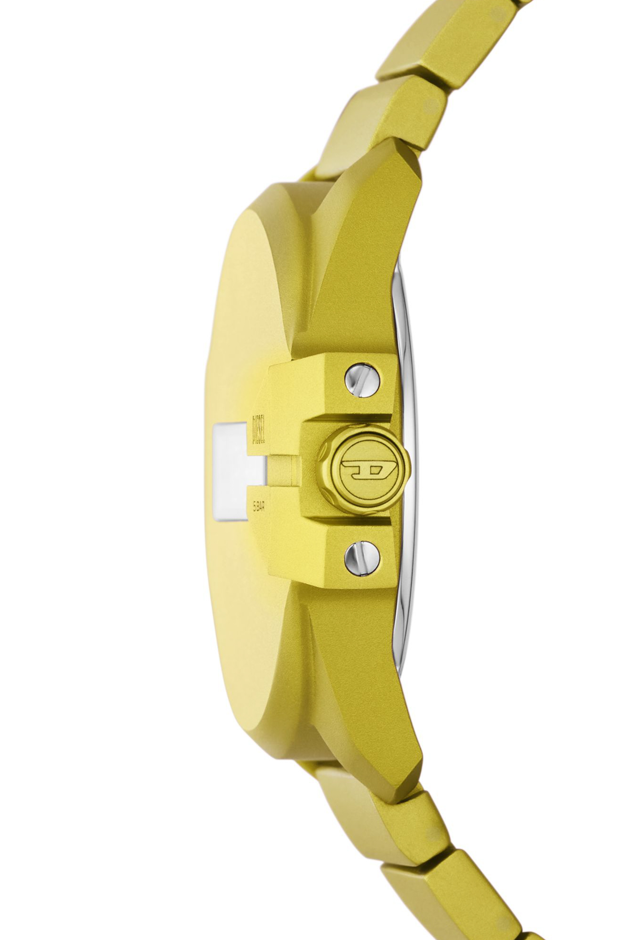 Diesel - DZ2207 WATCH, Herren Digitale Baby Chief Armbanduhr aus gelbem Aluminium in Gelb - Image 3