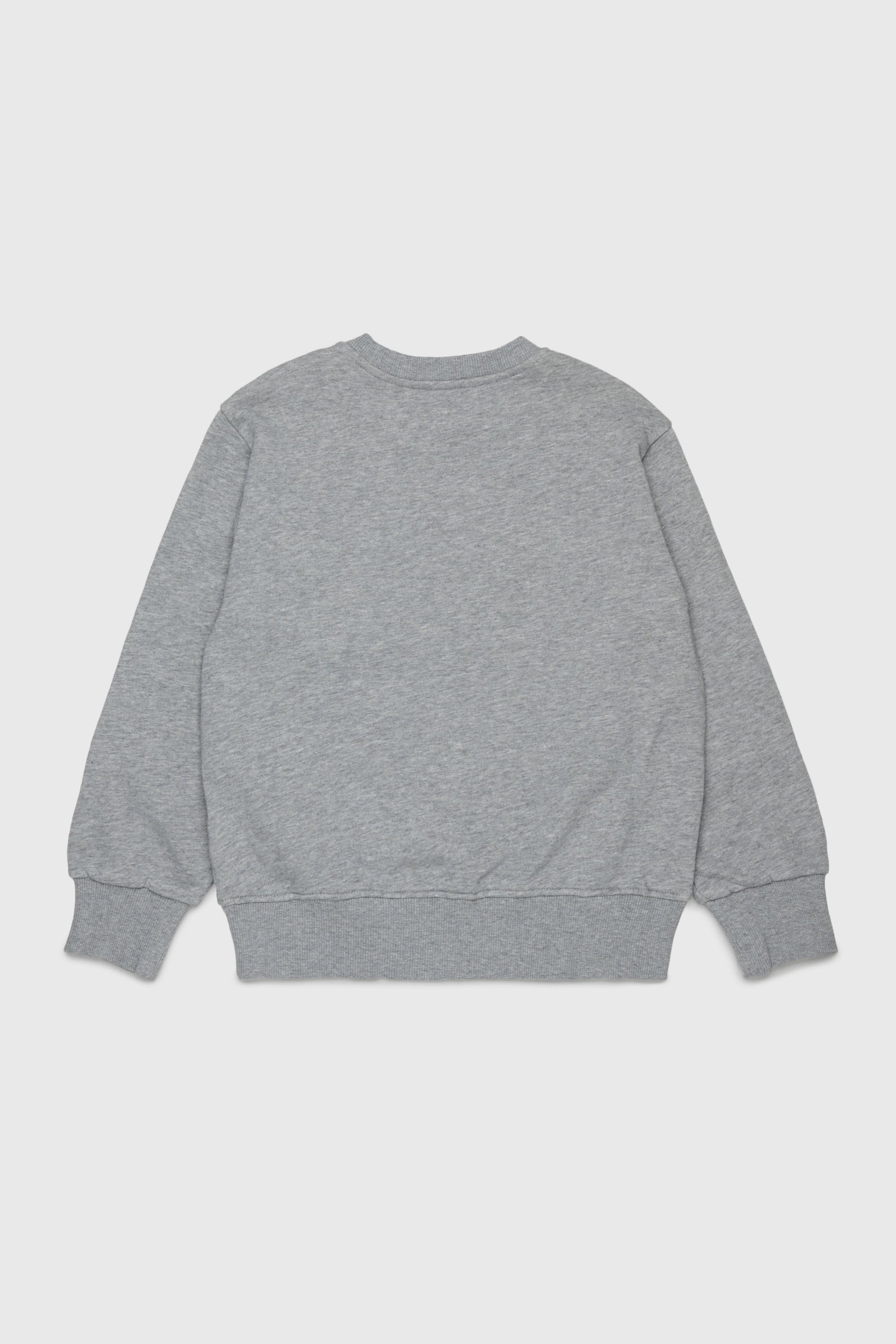 Diesel - SJEANS OVER, Sweatshirt avec lettres de logo effiloch&eacute;es Homme in Gris - 2