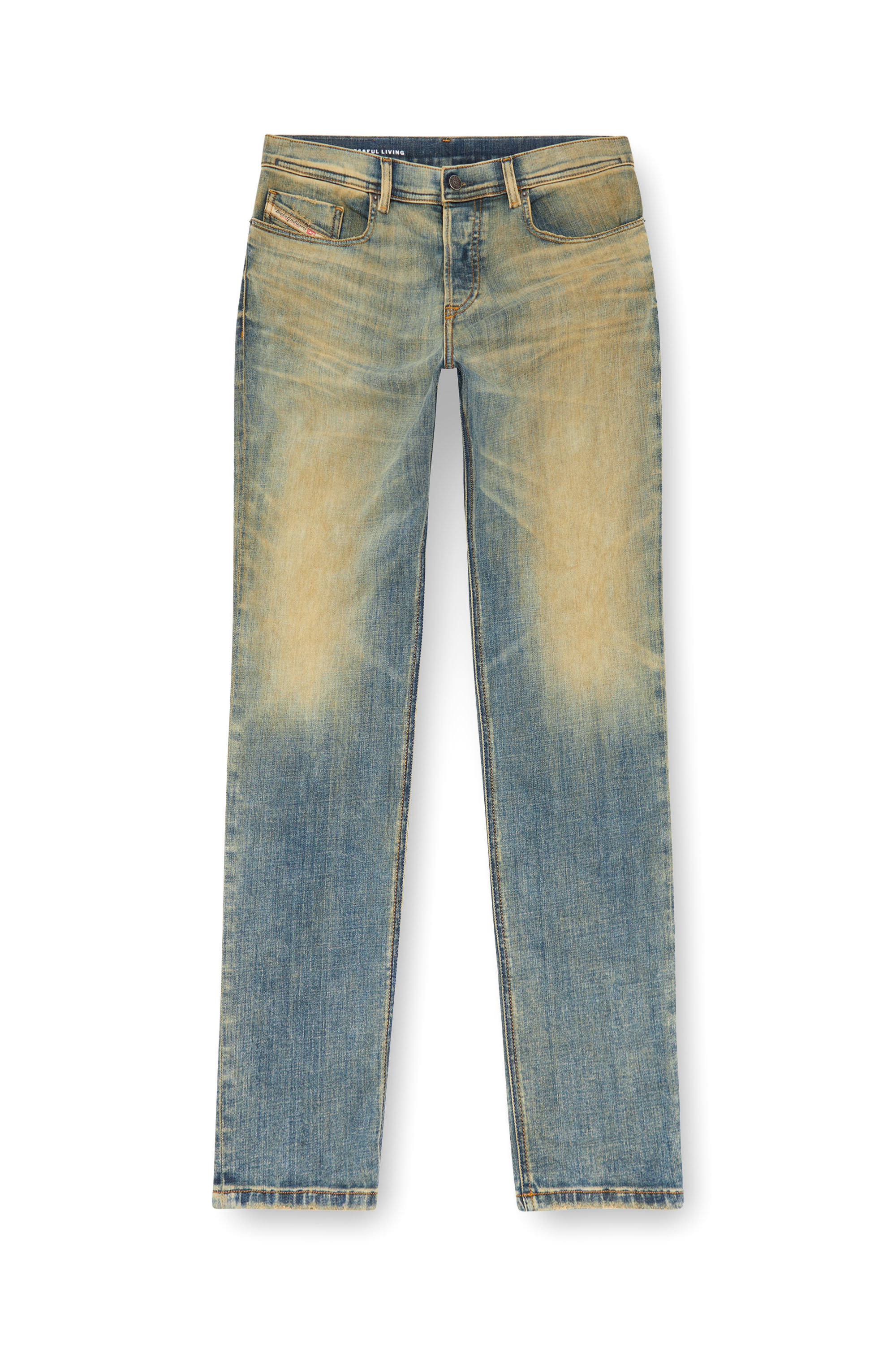 Diesel - Homme Tapered Jeans 2023 D-Finitive 09J51, Bleu moyen - Image 3