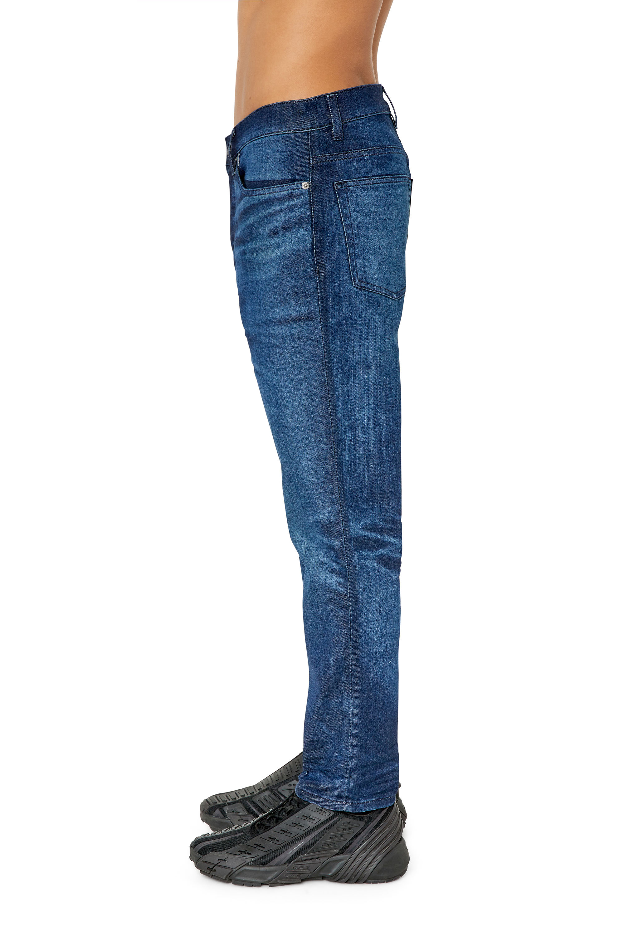 Diesel - 2005 D-Fining 0TFAT Tapered Jeans, Blu Scuro - Image 4