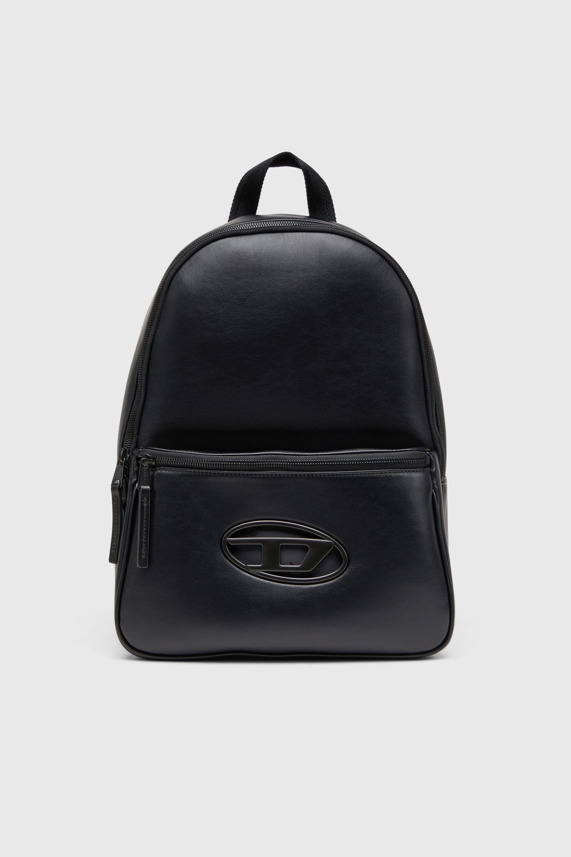 Diesel - HOLI-D BACKPACK M, Holi-D-Sac &agrave; dos en n&eacute;opr&egrave;ne et PU Homme in Noir - 1