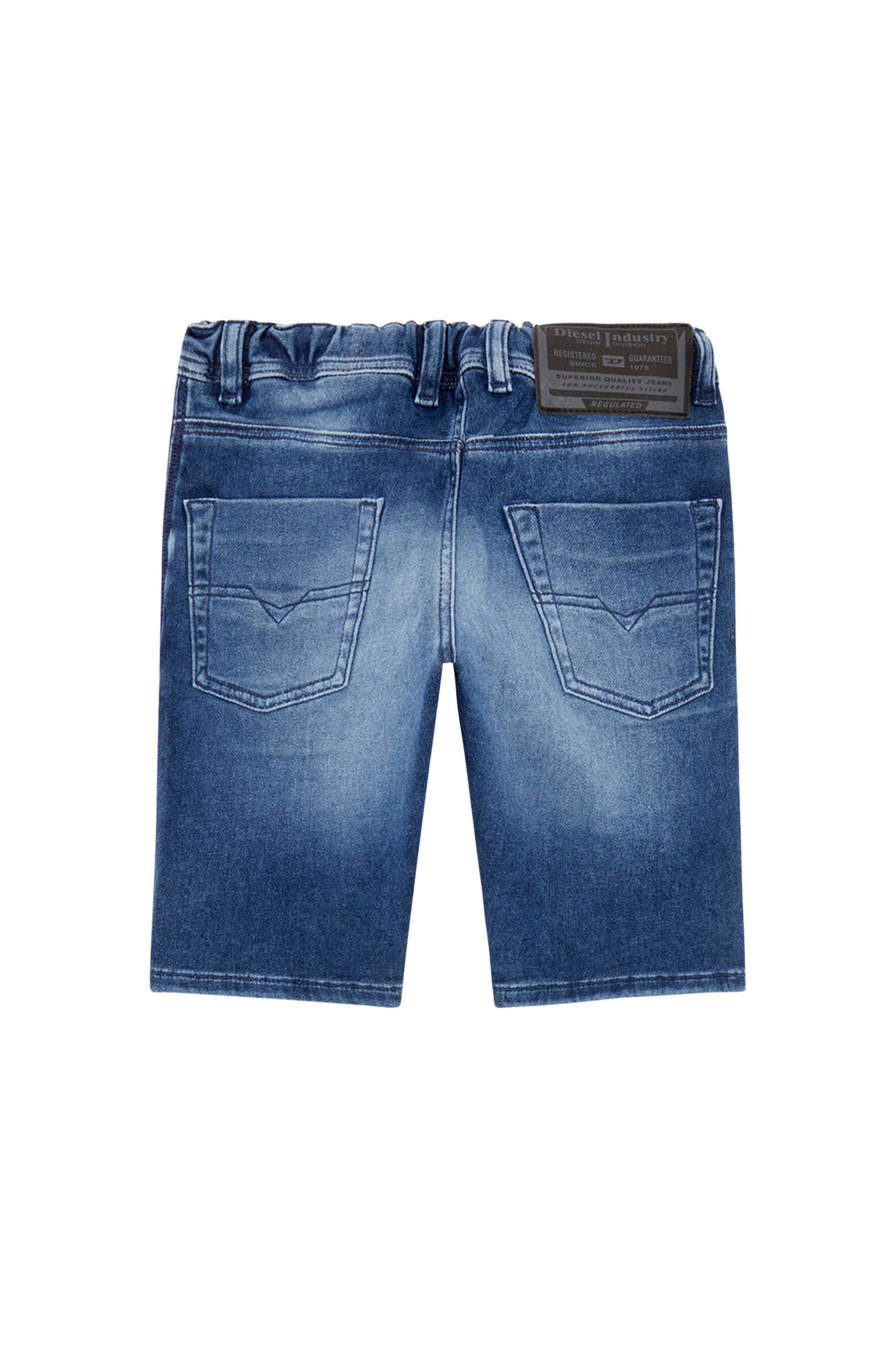 Diesel - KROOLEY-NE-J SH JJJ, Herren Krooley Shorts aus JoggJeans in Mittelblau - 2