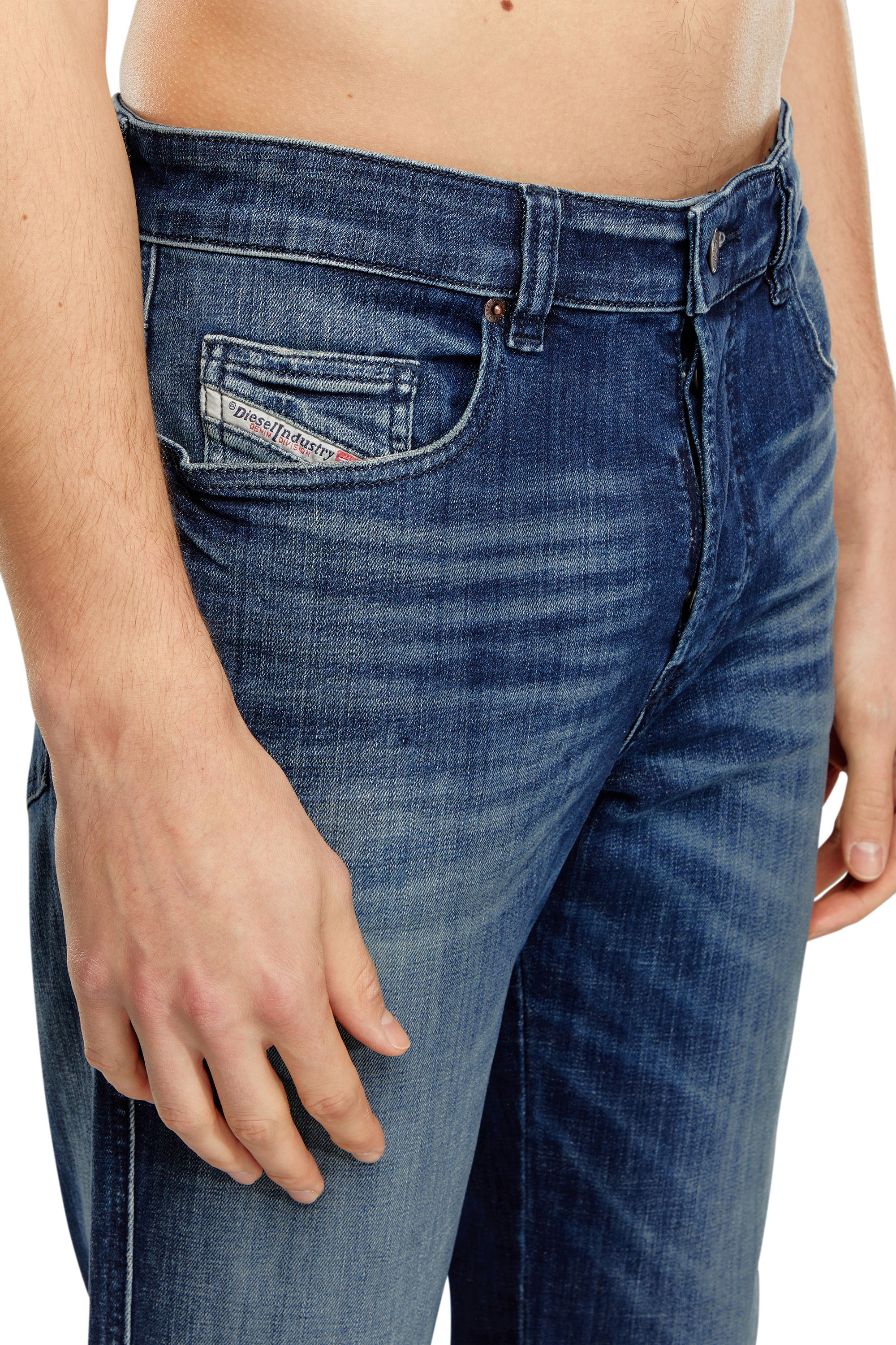 Bootcut Jeans 1998 D-Buck 09H35, Blu Scuro Diesel - Bootcut Jeans 1998 D-Buck 09H35 Uomo, Blu Scuro - Image 5