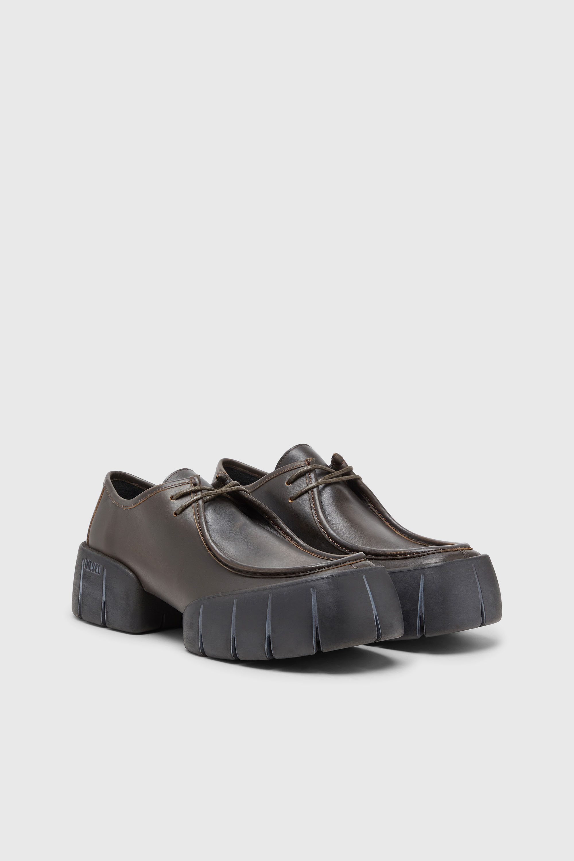 Diesel - D-TEX WB, Herren D-Tex-Mokassin-Schuhe aus geb&uuml;rstetem Leder in Braun - 2