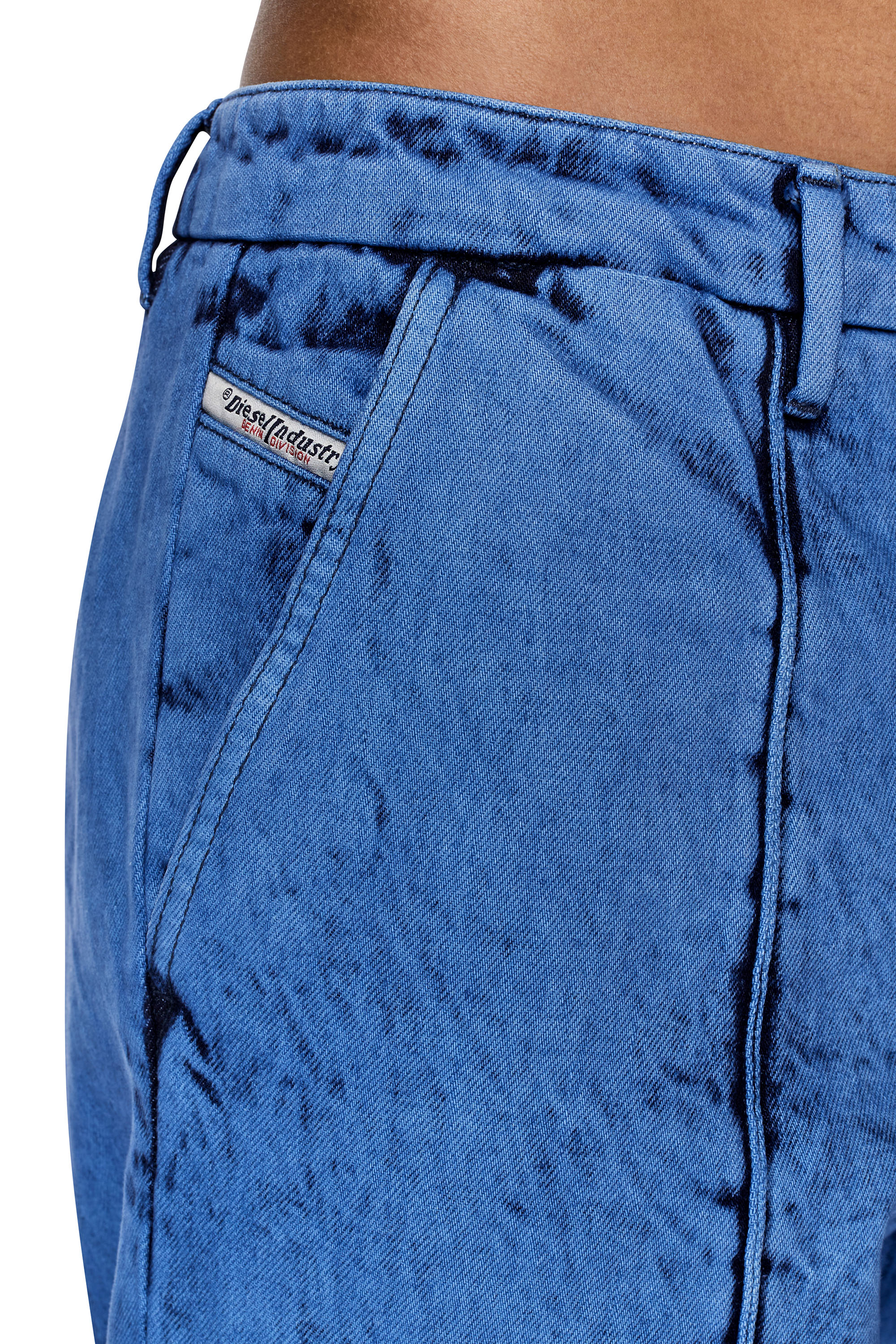 Diesel - D-Chino-Work 0EIAN Straight Jeans, Blu - Image 3