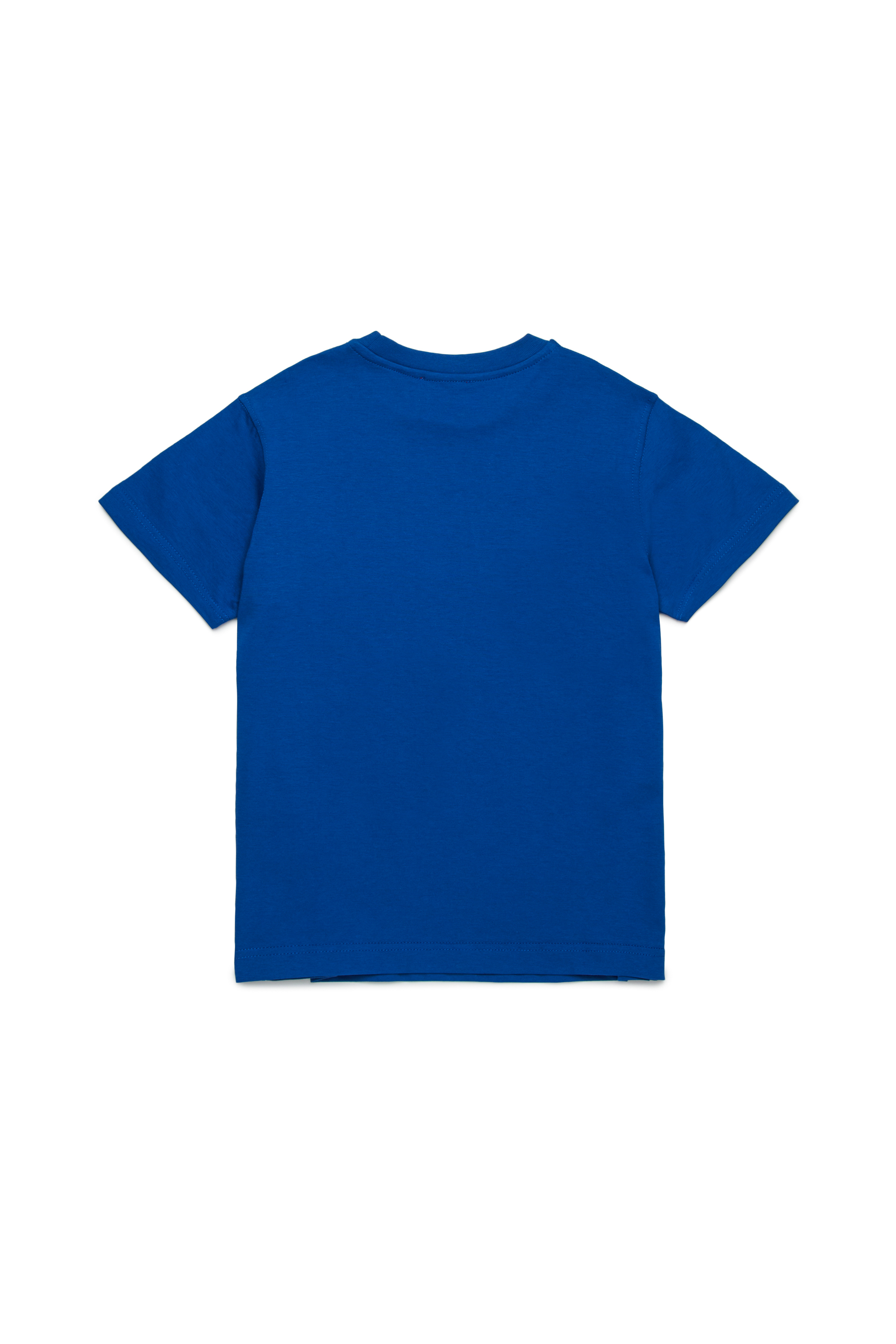 Diesel - TDIEGORL6, T-shirt avec logo taché Homme in Bleu - 2