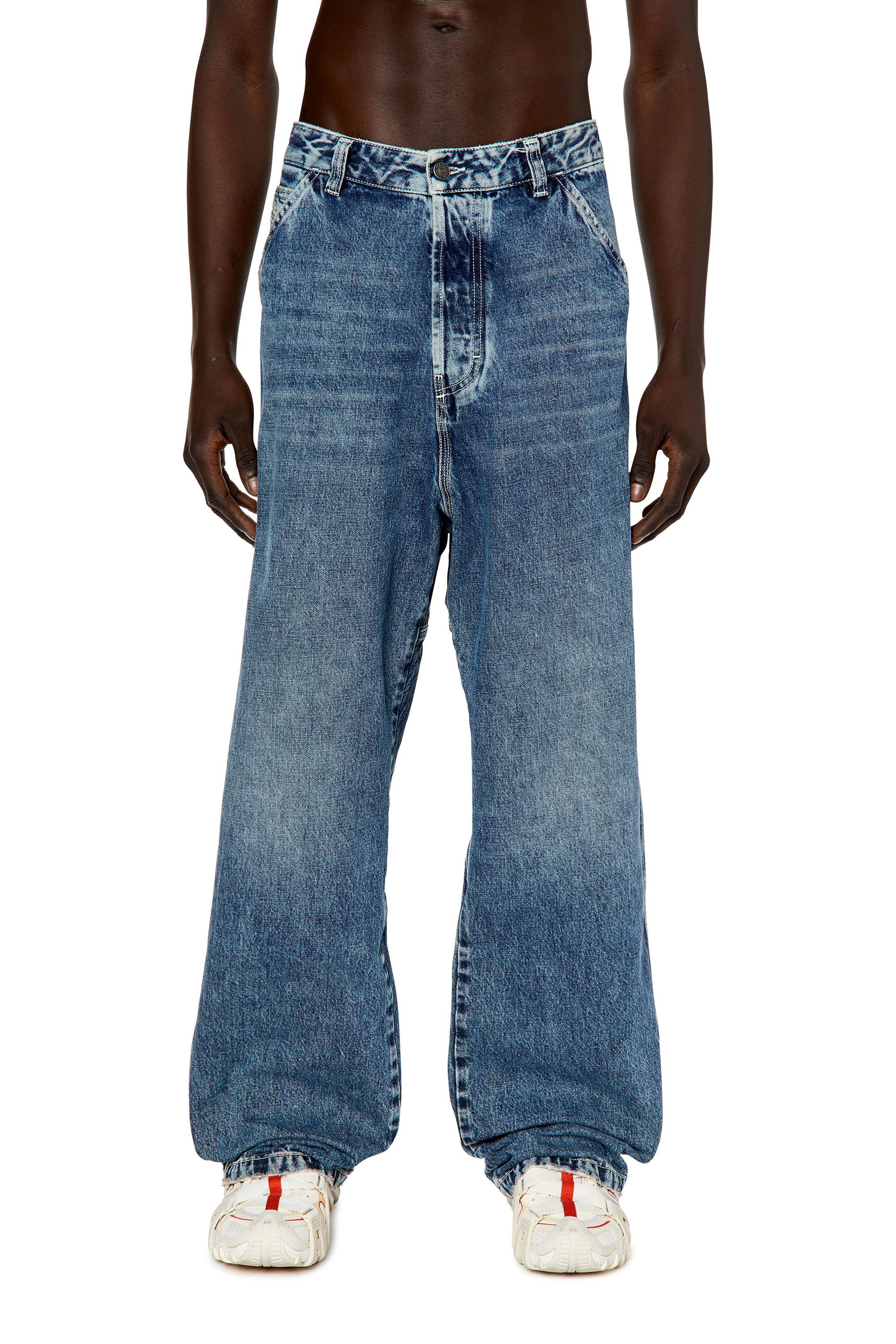 Diesel - Straight Jeans D-Livery 007M3, Blu medio - Image 1