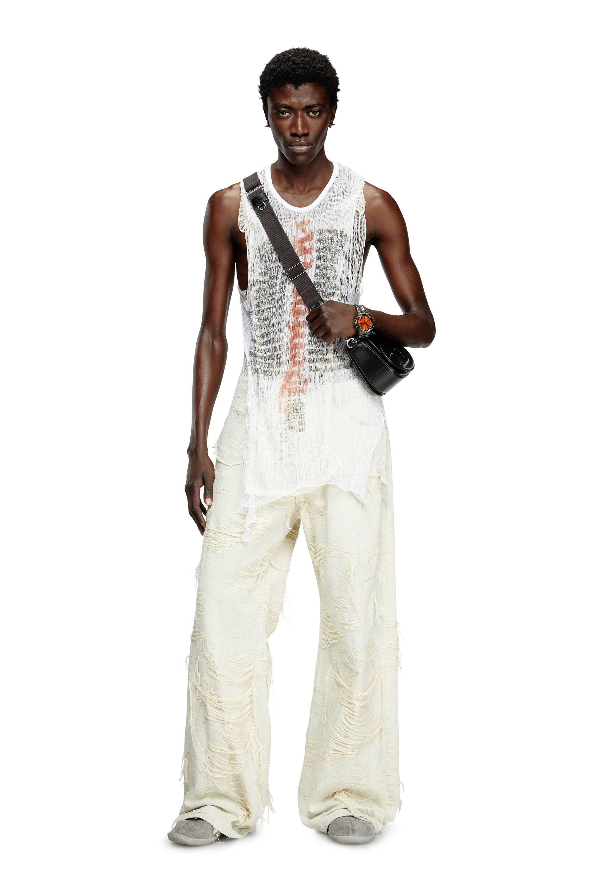 Diesel - Damen Relaxed Jeans 1996 D-Sire 09M40, Wei&szlig; - 7