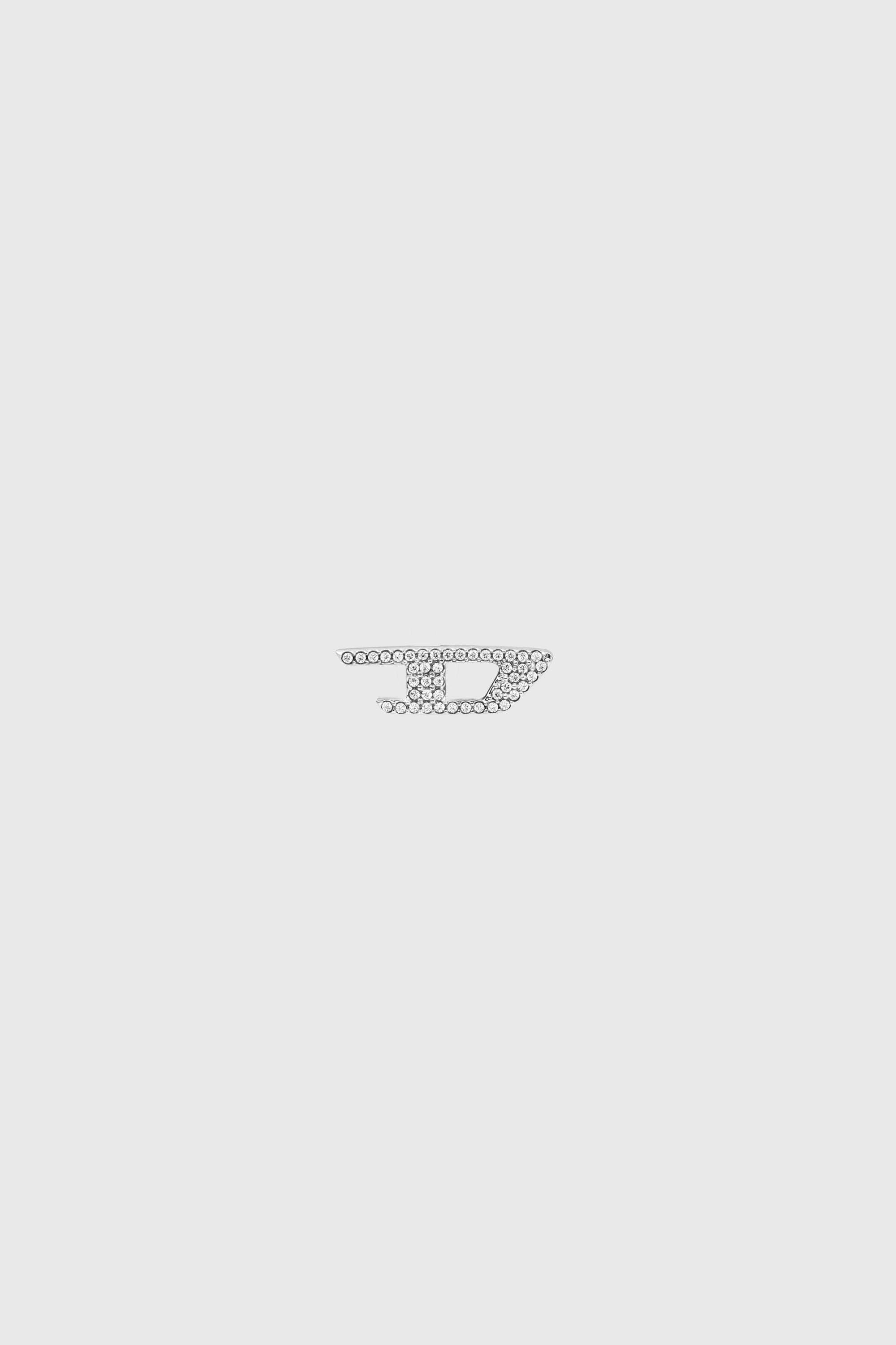 Diesel - DX1630040 JEWELLERY, Clou scintillant en acier inoxydable Mixte in Gris argent&eacute; - 2