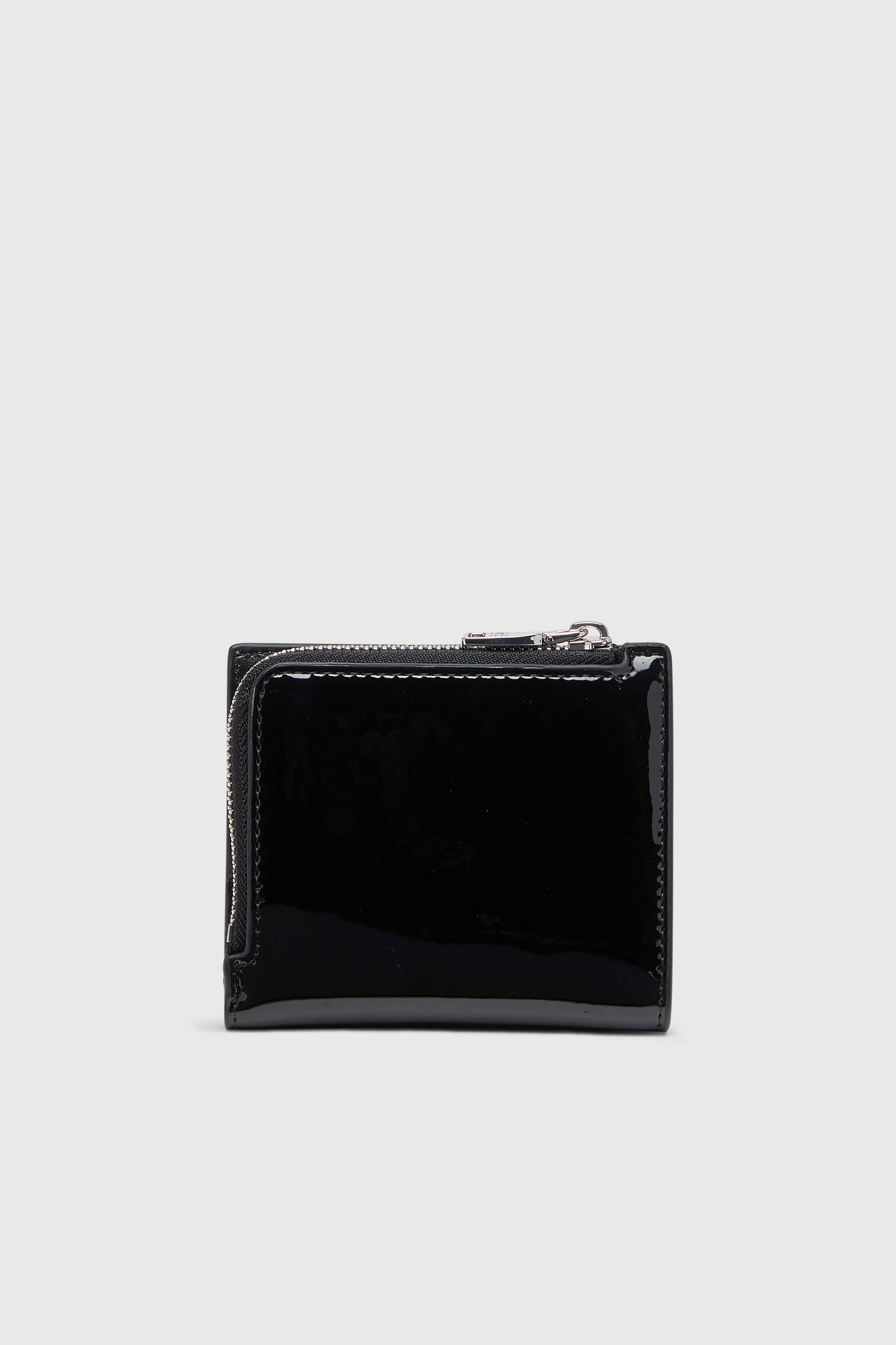 Diesel - PLAY BI FOLD ZIP L, Portafoglio a libro in PU lucido Donna in Nero - 2