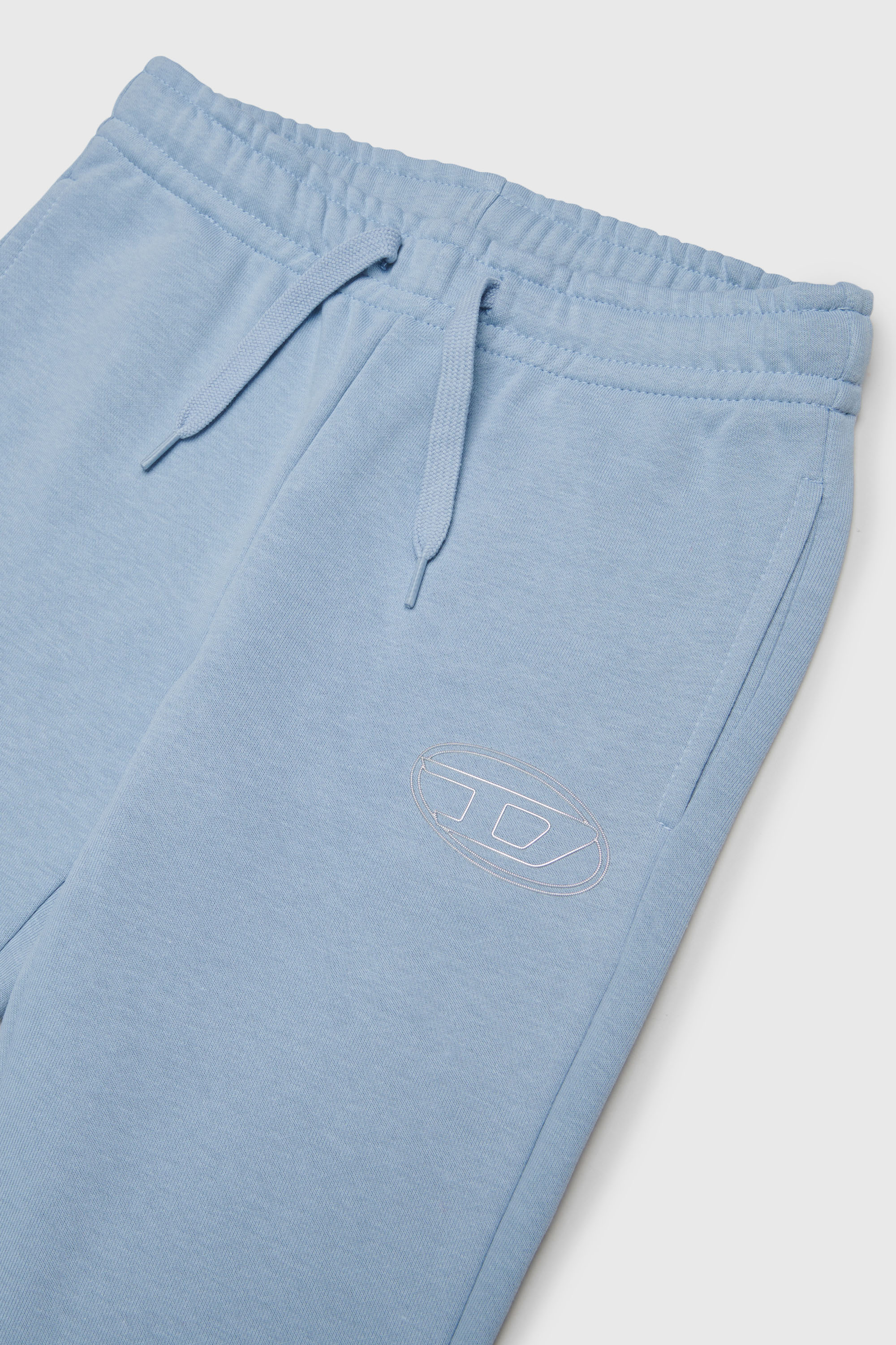 Diesel - PALBIRT, Damen Ausgestellte Sweatpants mit Oval D Logo in Hellblau - 3