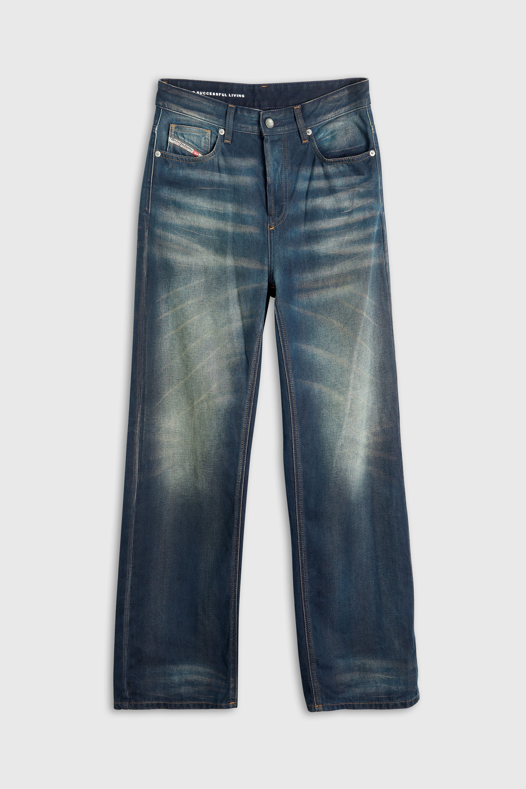 Diesel - Relaxed Jeans 1990 D-Waigee 09R09 Femme, Bleu Fonc&eacute; - Image 2