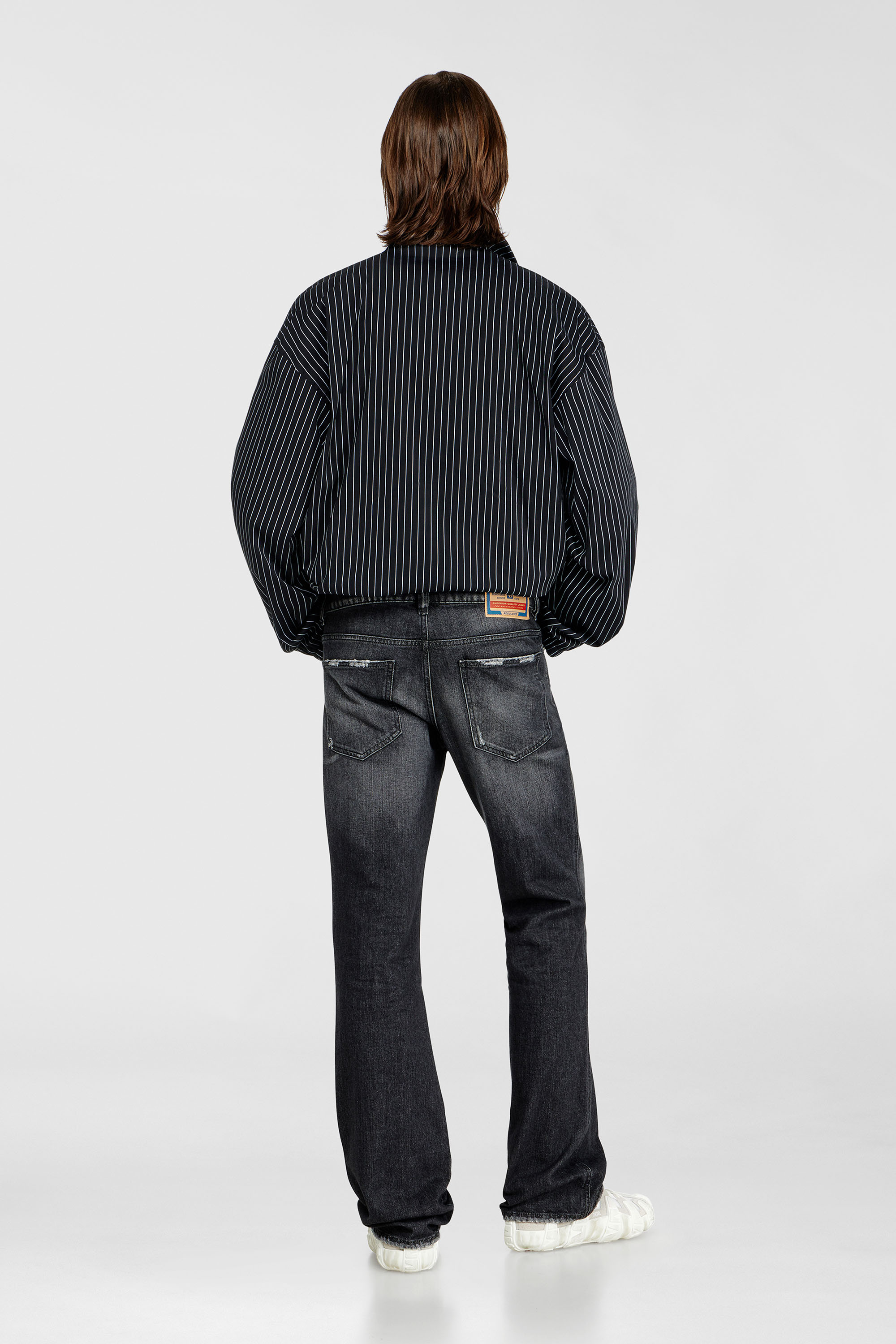 Diesel - Bootcut Jeans 1998 D-Buck 09L50 Uomo, Nero/Grigio scuro - Image 3