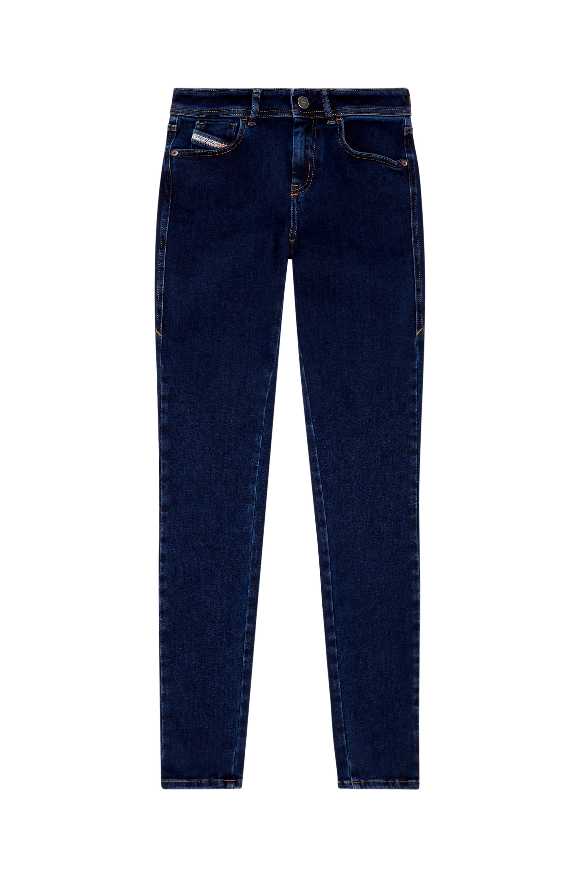 Diesel - Super skinny Jeans 2017 Slandy 09H80, Blu Scuro - Image 5