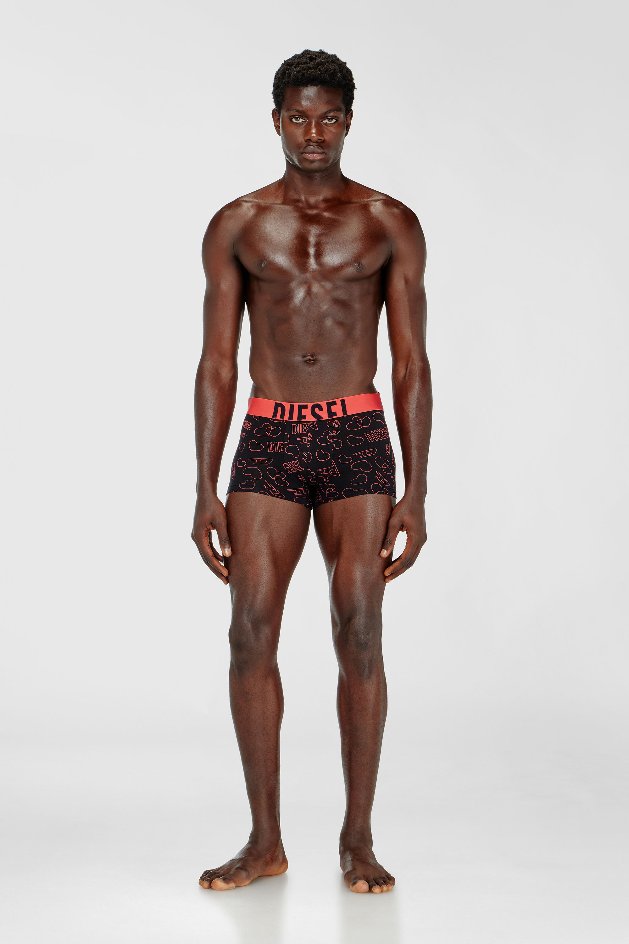 Diesel - DAMIEN-GFT-3PACK, Lot de trois boxers avec motif c&oelig;ur Homme in Polychrome - 1