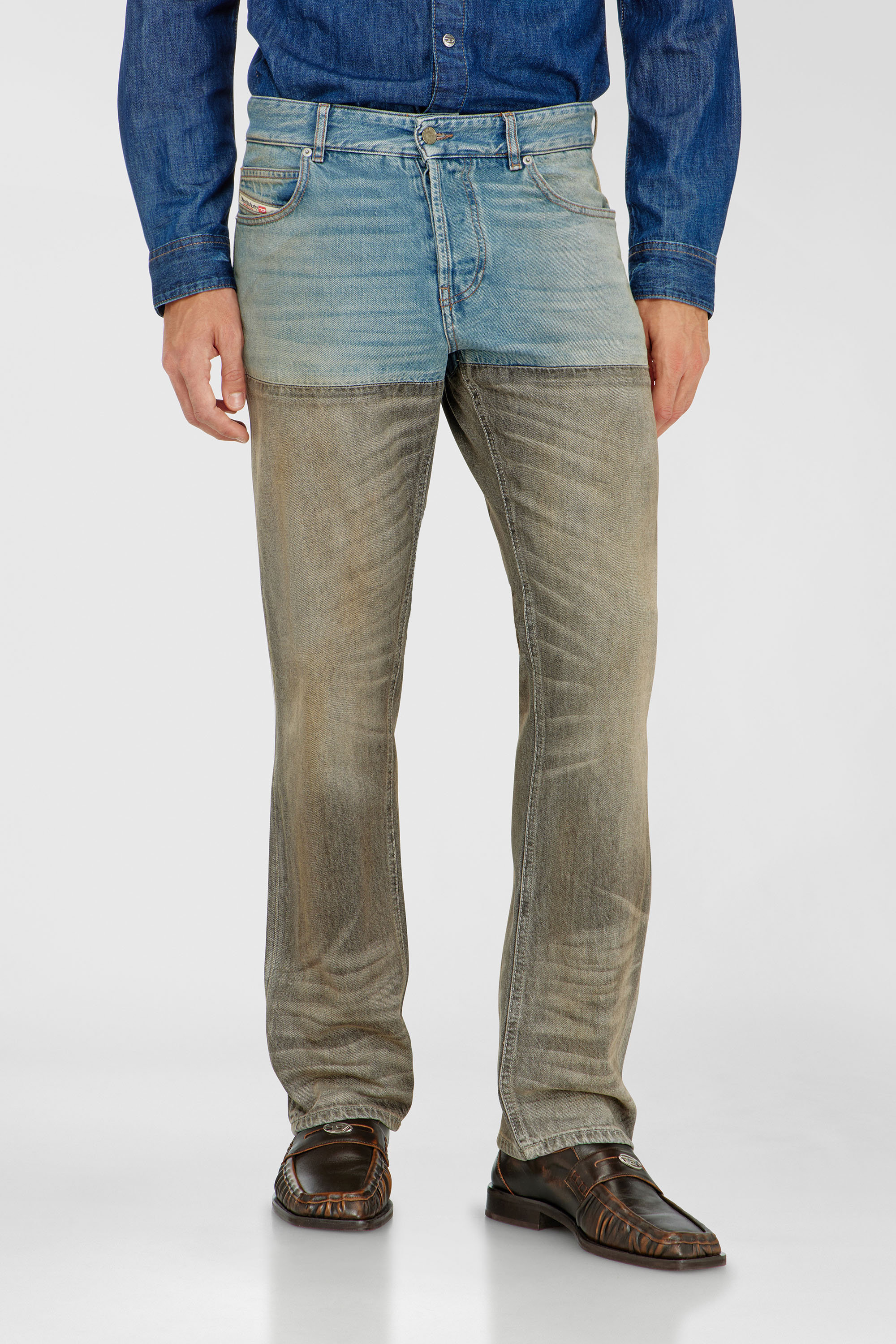 Diesel - Herren Slim Jeans 1993 D-Vyl 0ADDX, Grau/Blau - 3